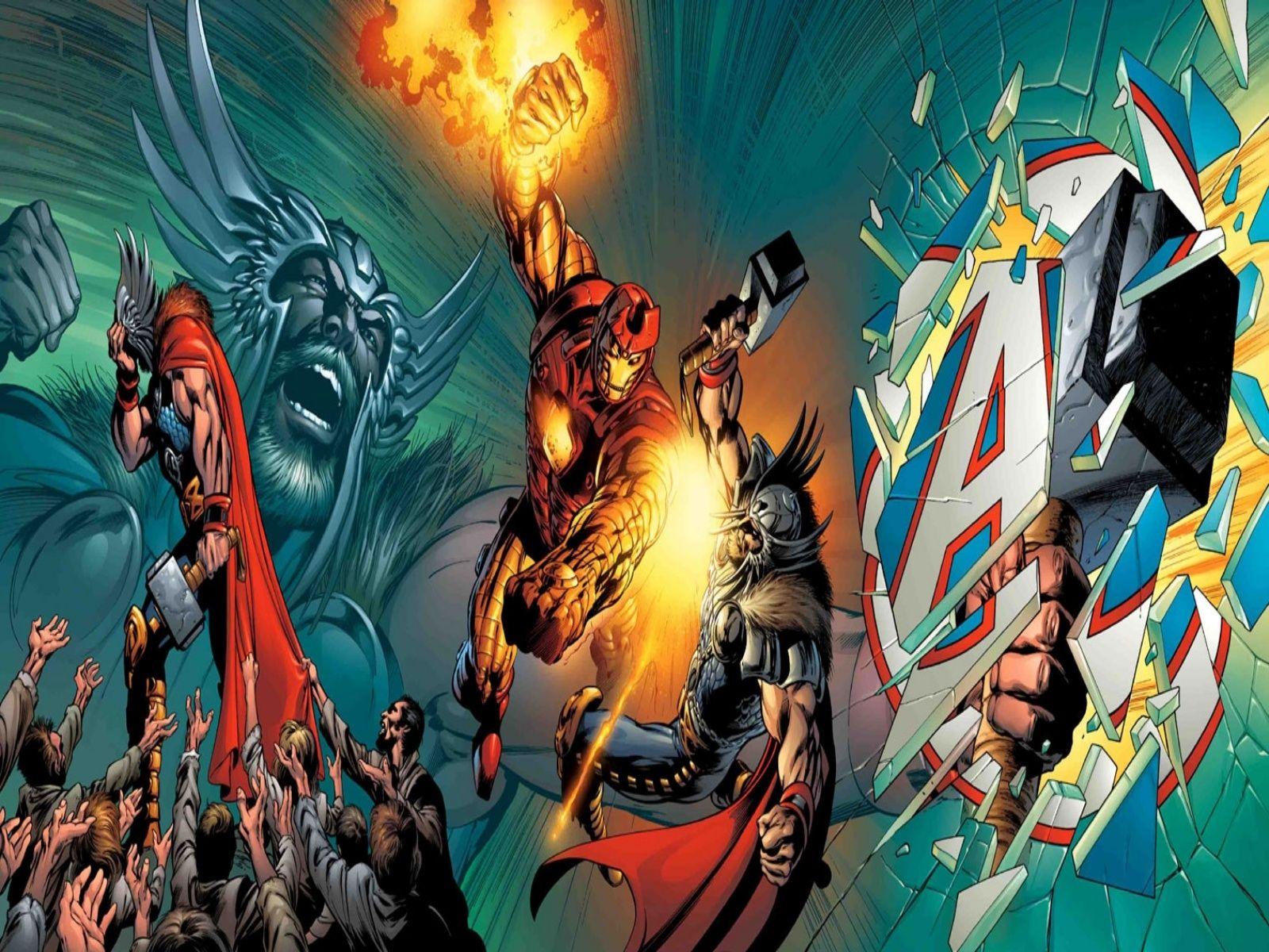 1600x1200 Free download Mighty Thor Wallpaper Thor Comic Wallpaper