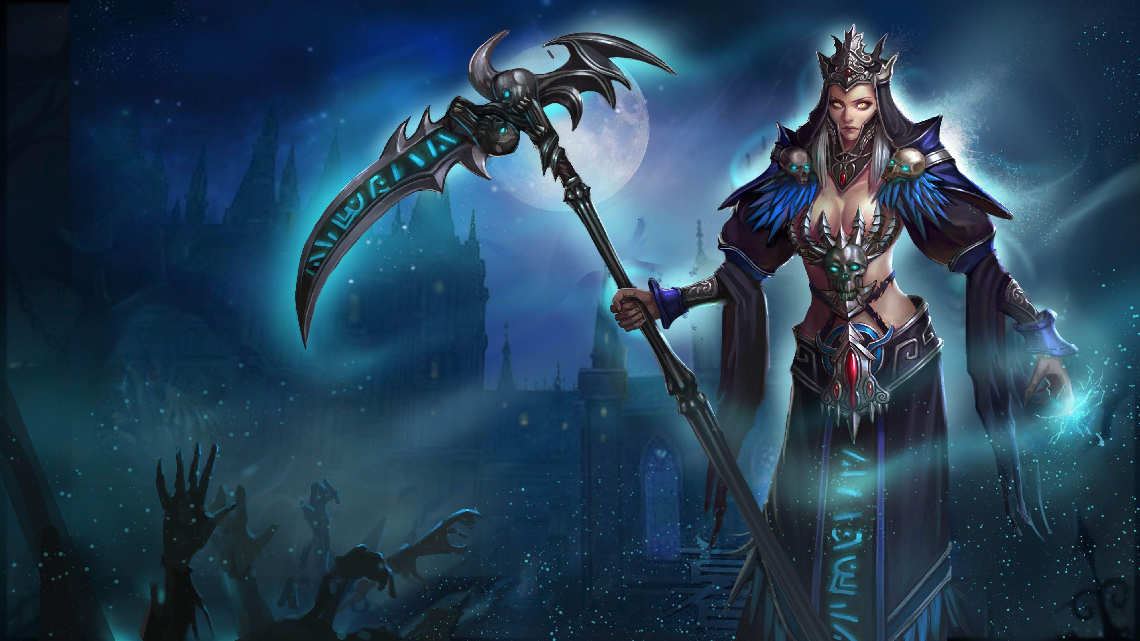 4000x2250 Hela (League of Angels) HD Wallpaper