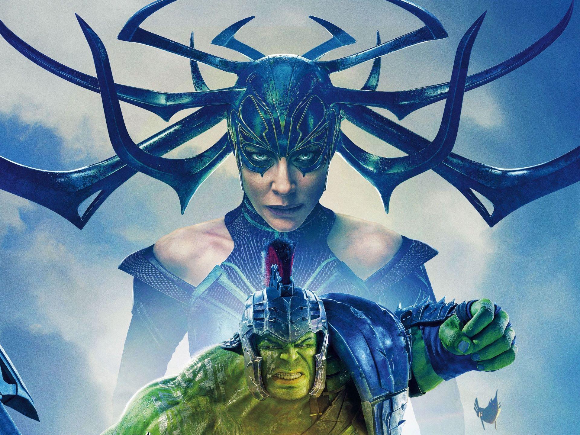 1920x1440 Wallpaper 4k Hulk Hela In Thor Ragnarok 4k 4k Wallpaper, HD