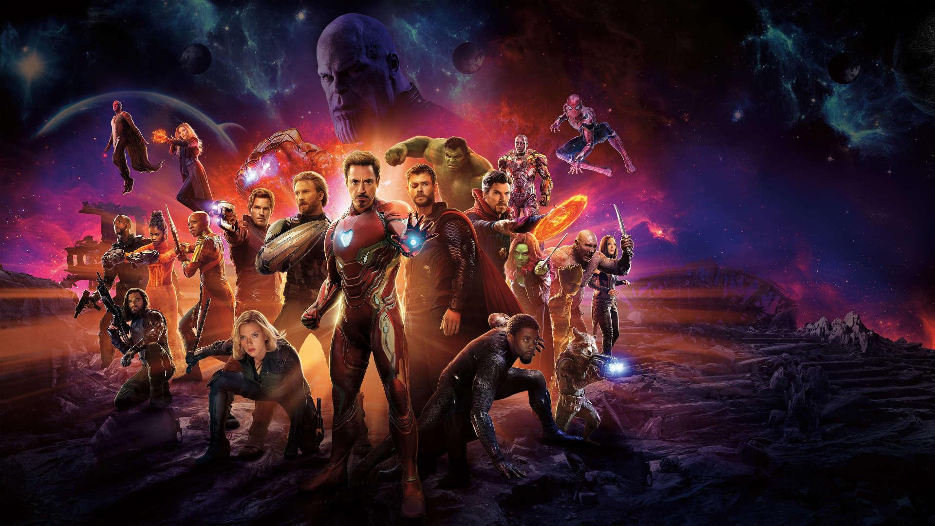 1920x1080 Download x Thor Gamora Avengers Infinity War Wallpaper