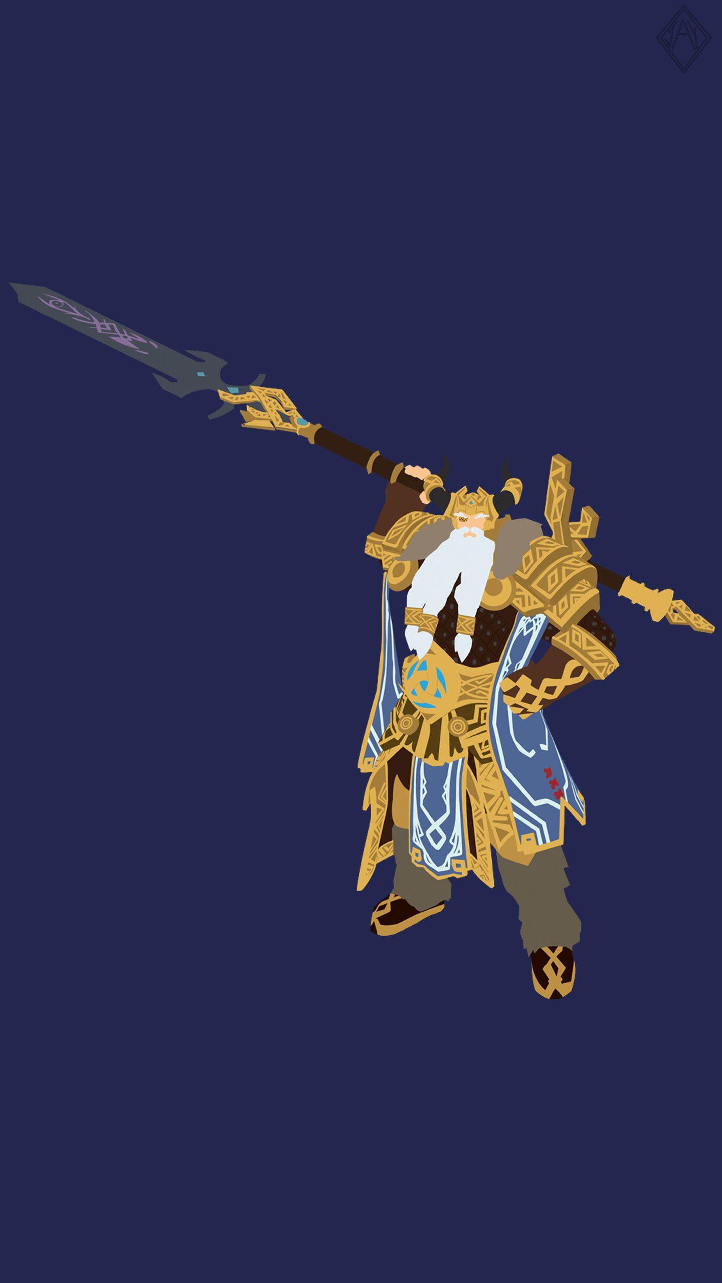 1440x2560 Smite. Odin Minimalist Wallpaper, Jay R