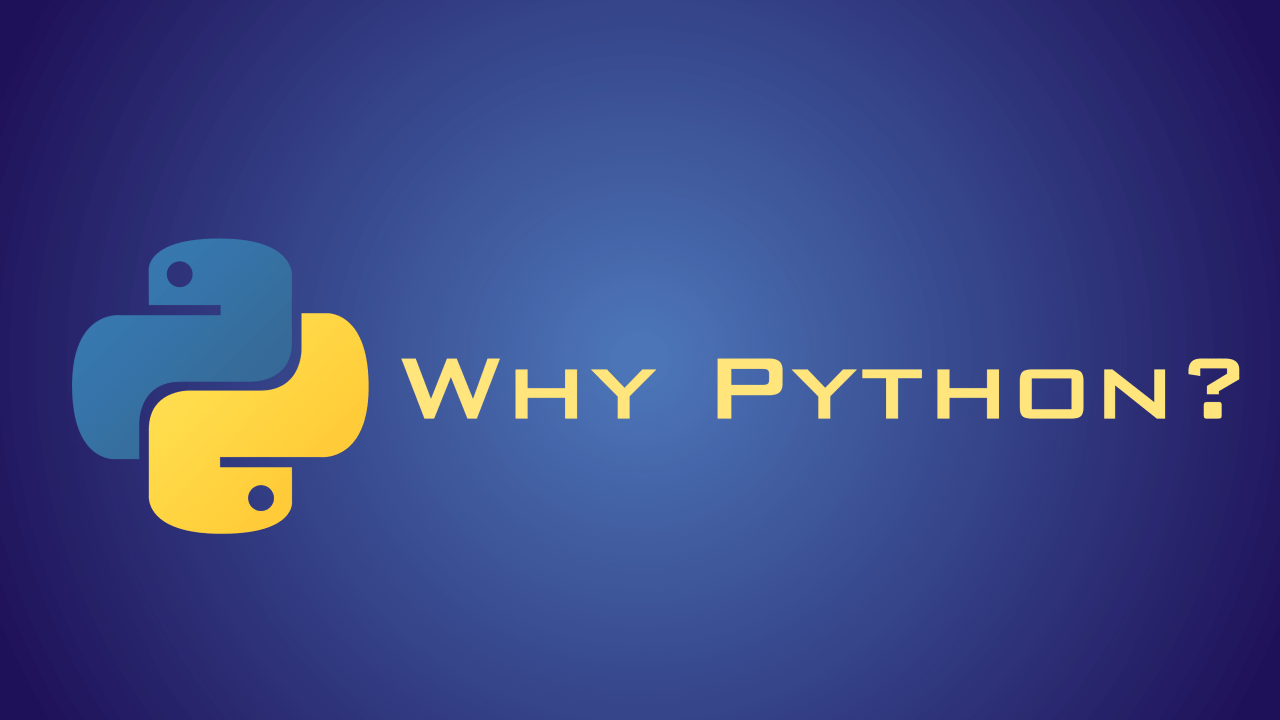 1280x720 REASONS TO LEARN PYTHON