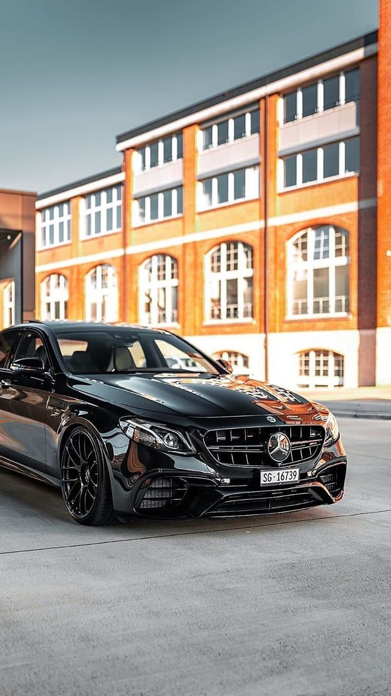 800x1423 E63s, Benz, Black, Car, Carros, E Class