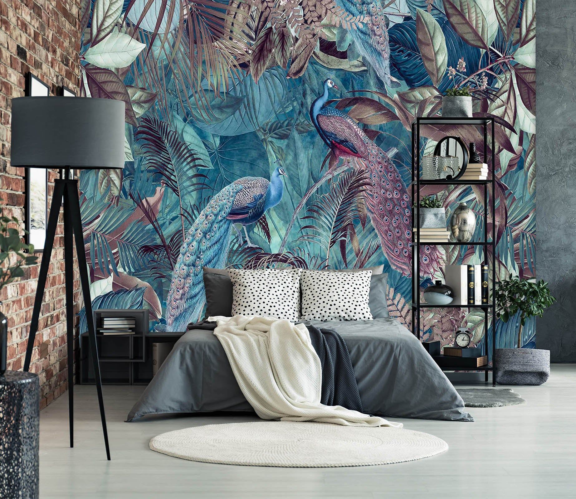 1846x1600 3D Quiet Leaves 1010 Andrea haase Wall