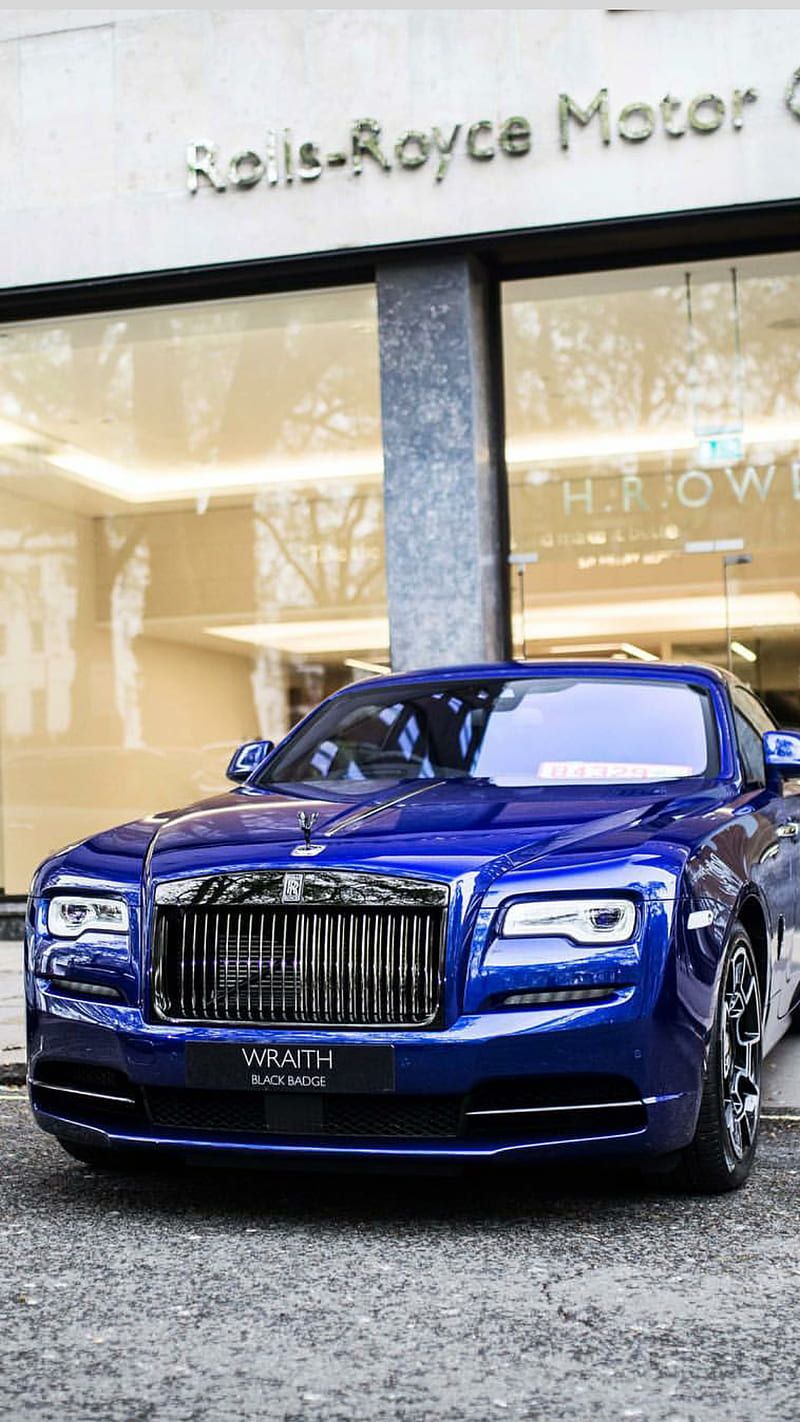 800x1422 Rolls Royce Wraith, blue, carros, rolls