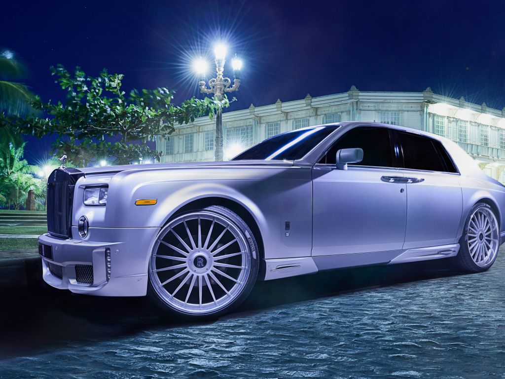 1024x768 Wallpaper Rolls Royce Ghost, Luxury Car