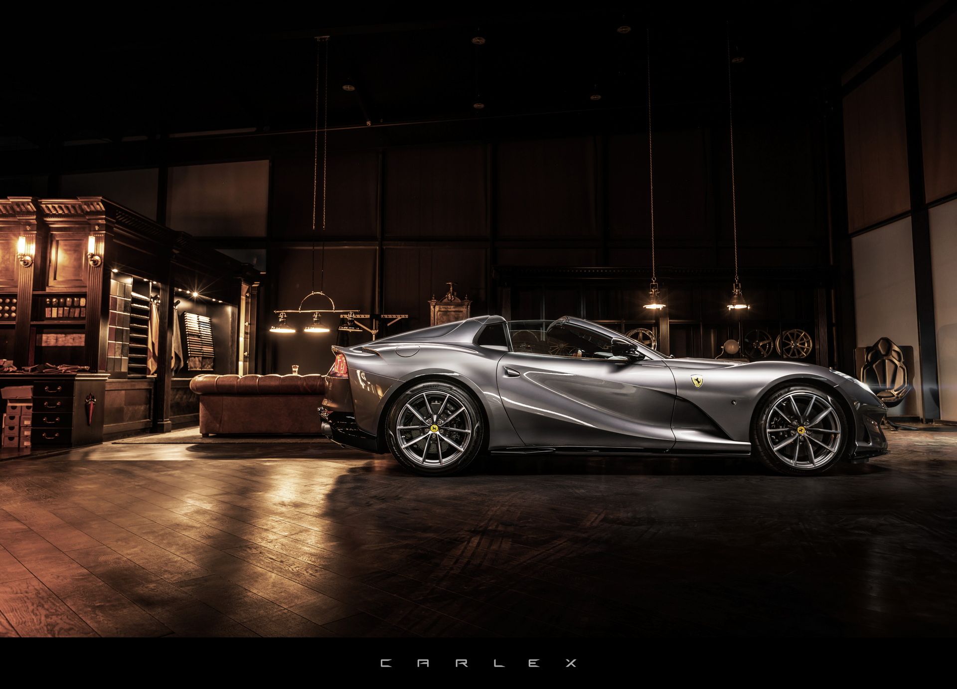 1920x1382 Carlex Design Leathers Up Ferrari 812