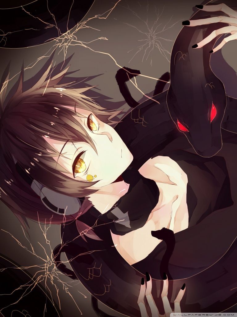 768x1024 Anime Boy with Snake Ultra HD Desktop