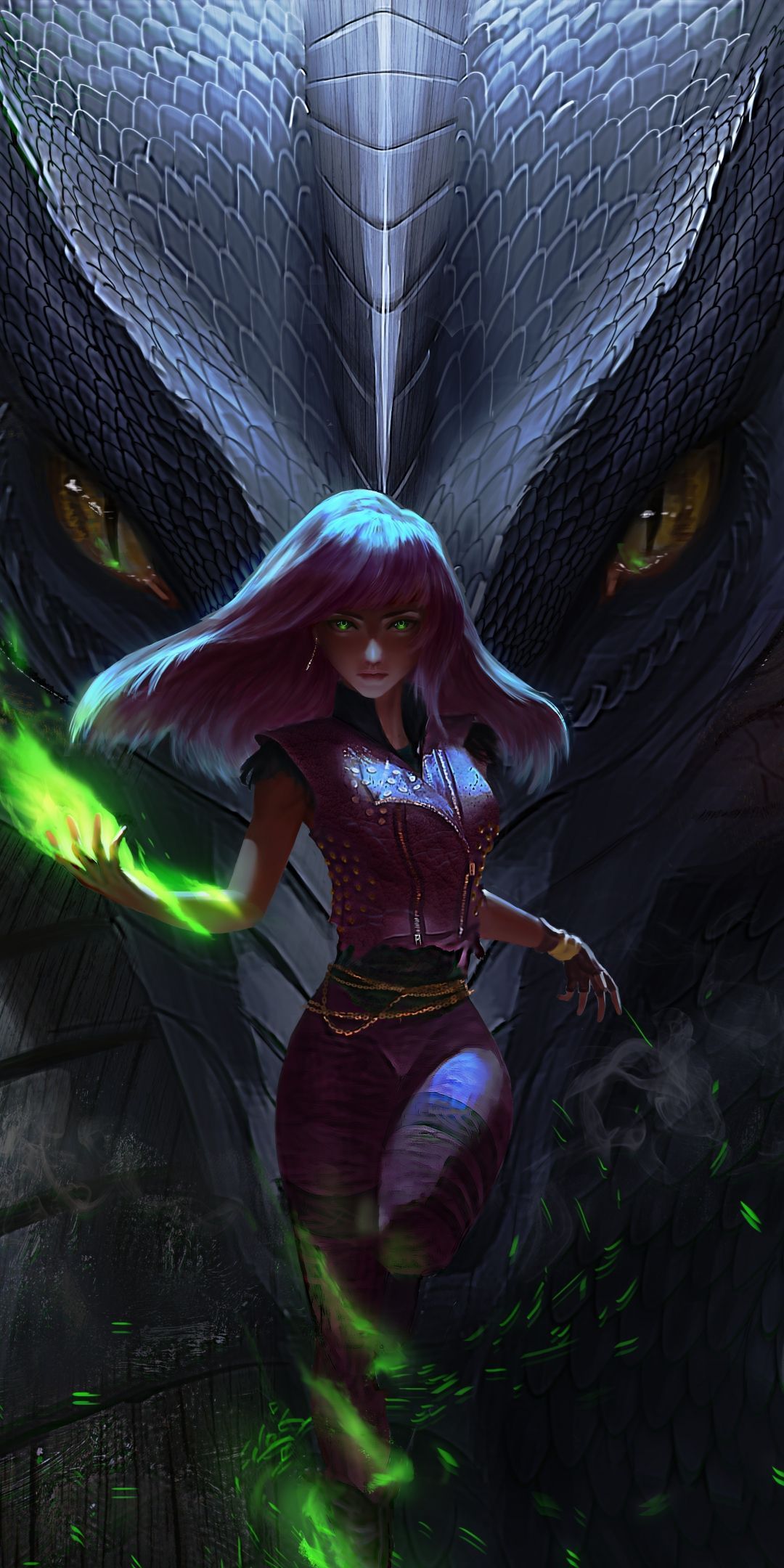 1080x2160 Download wallpaper 1080x2160 woman