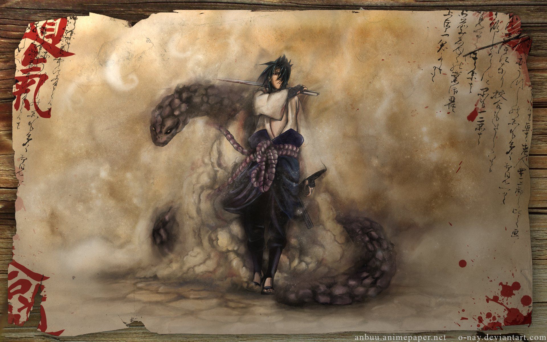 1920x1200 Snake, NARUTO. Anime