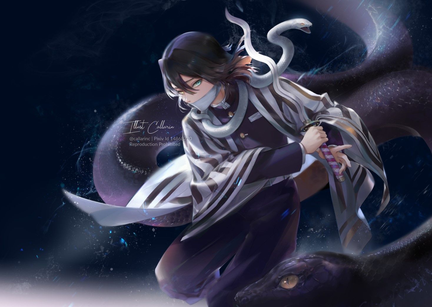 1468x1042 Callarin, anime boys, anime, artwork