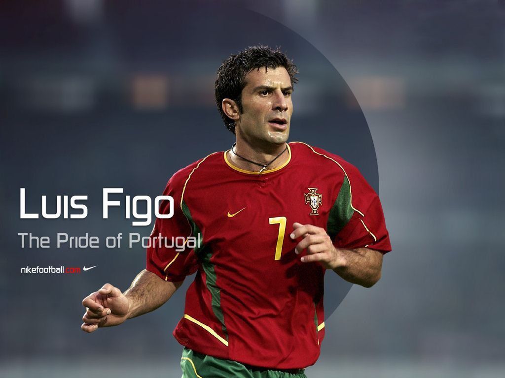 1024x768 Luis Figo Football Wallpaper