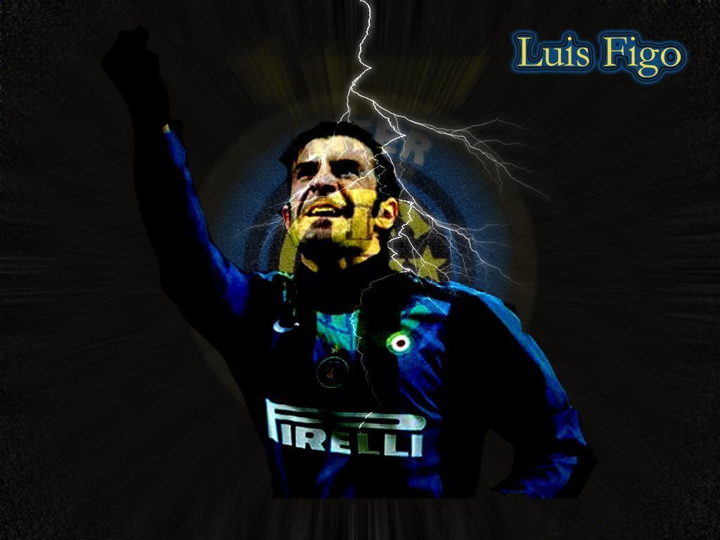 1024x768 Luis Figo Football Wallpaper