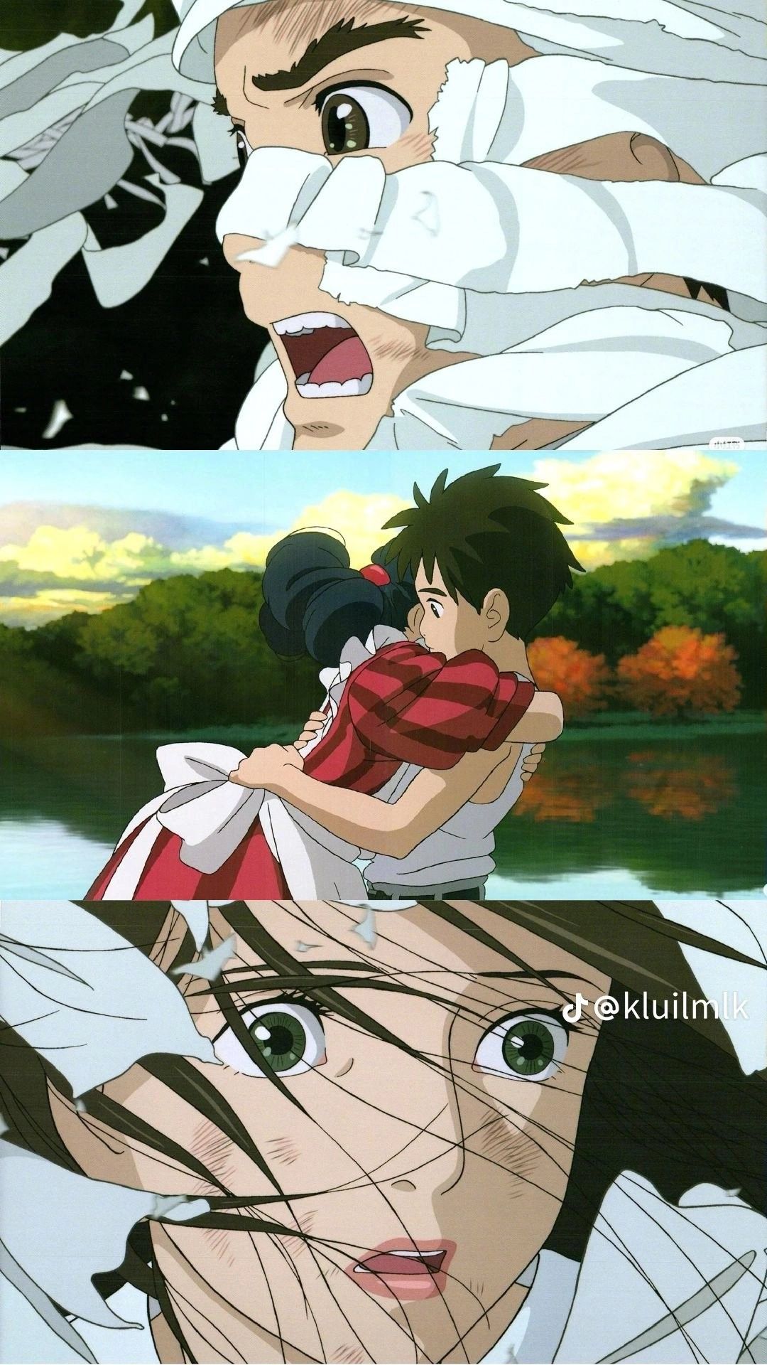 1080x1920 The Boy and Heron Wallpaper