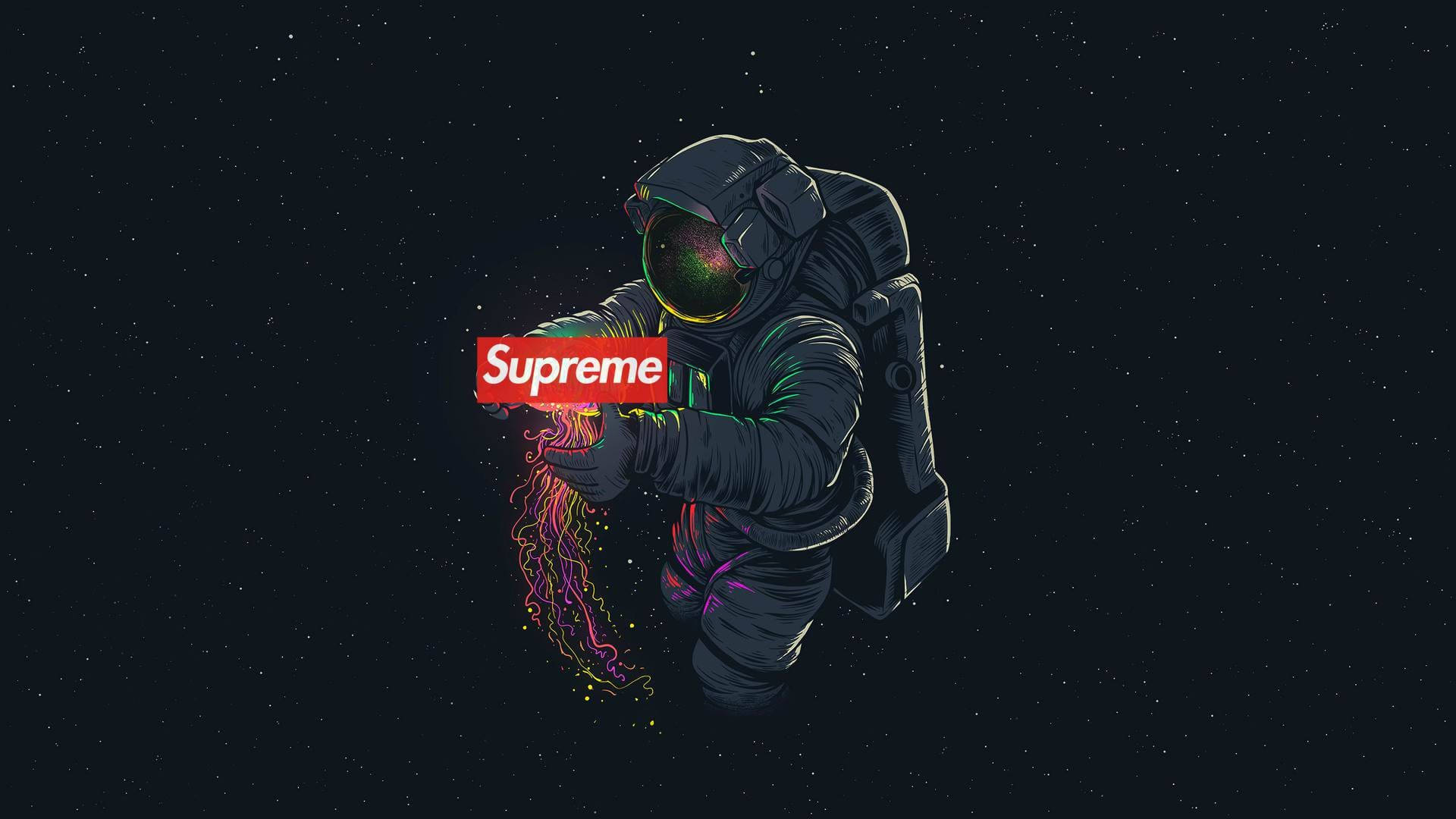 1920x1080 Download Cool Supreme Astronaut