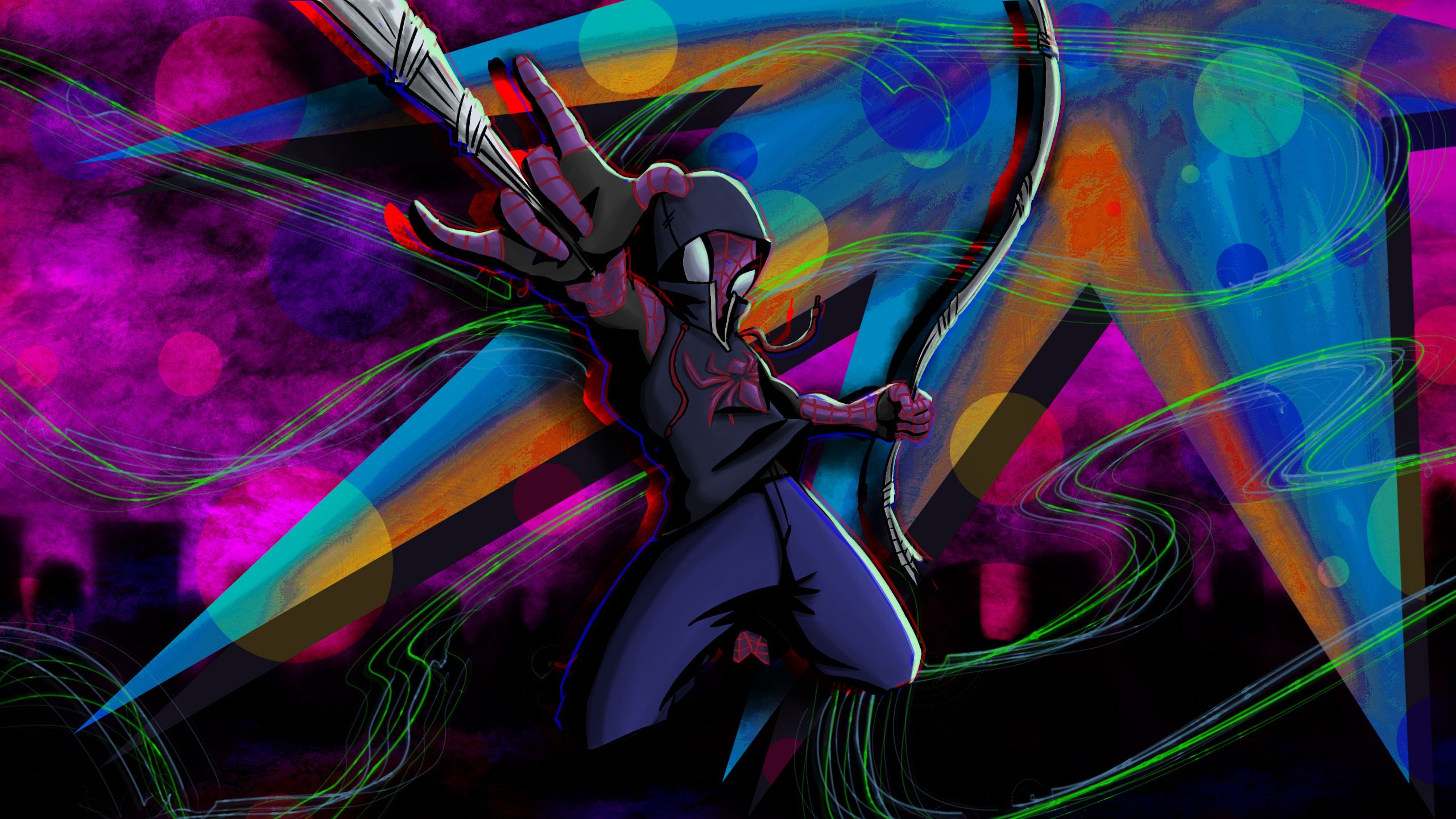 2560x1440 Movie Spider Man: Into The Spider Verse
