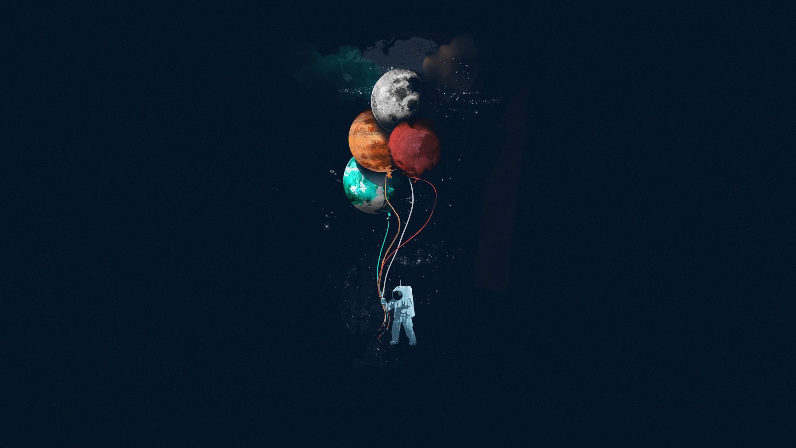 2560x1440 Astronaut Space Art 4k 1440P