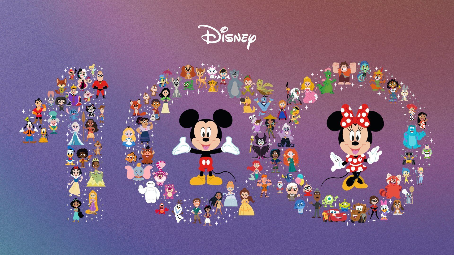 Disney 100 Wallpapers - Top Free Disney 100 Backgrounds - WallpaperAccess