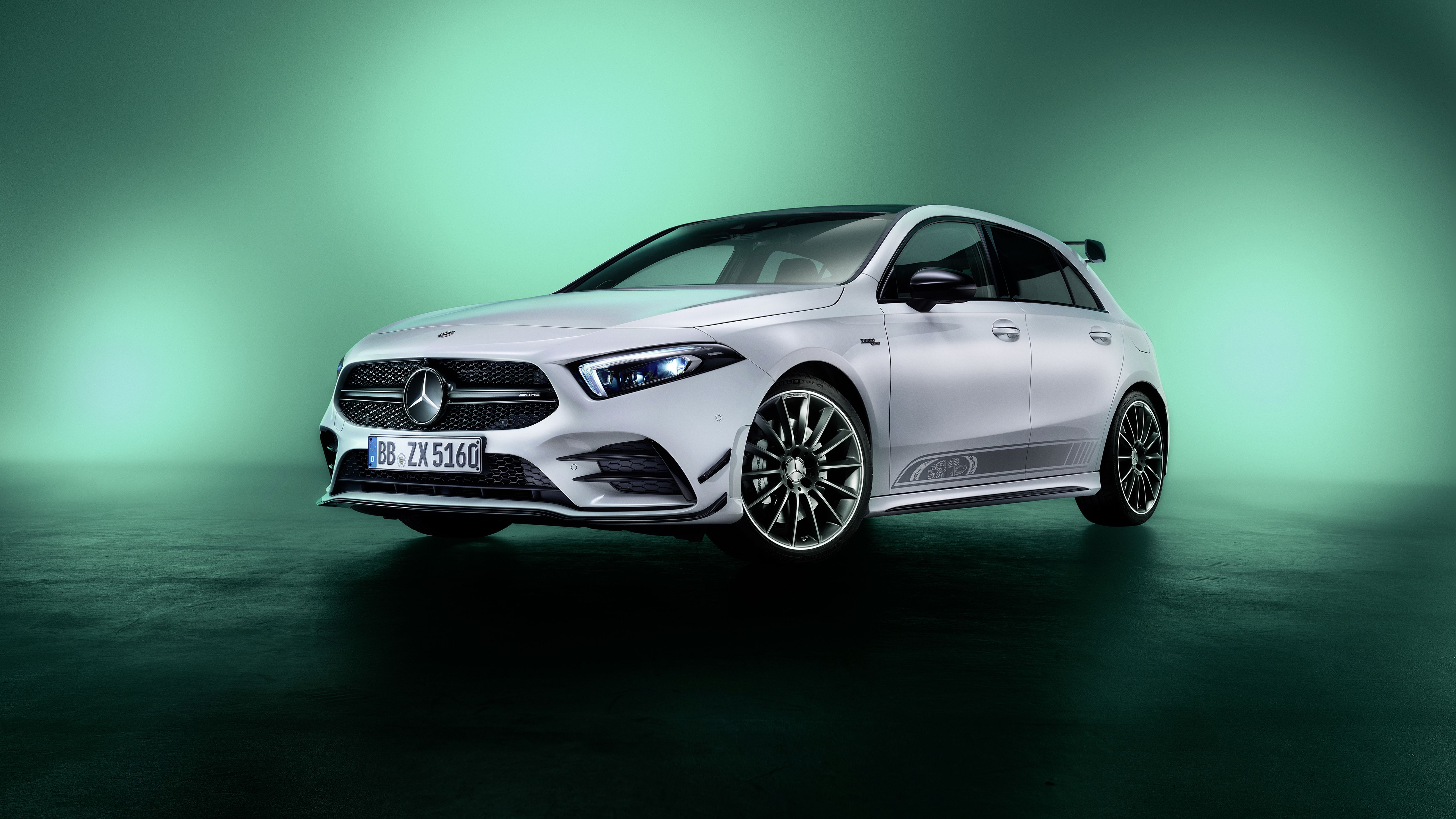 5120x2880 Mercedes AMG A 35 Edition 55 2022 5K Wallpaper Car Wallpaper