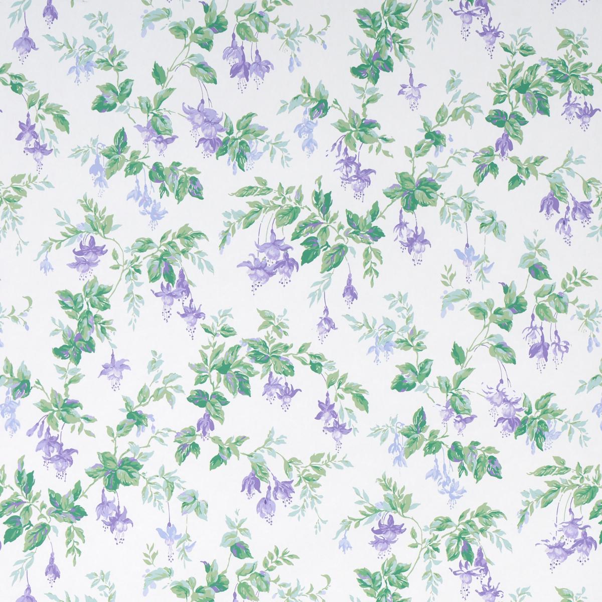 1200x1200 Schumacher Garden Gate Violet Wallpaper