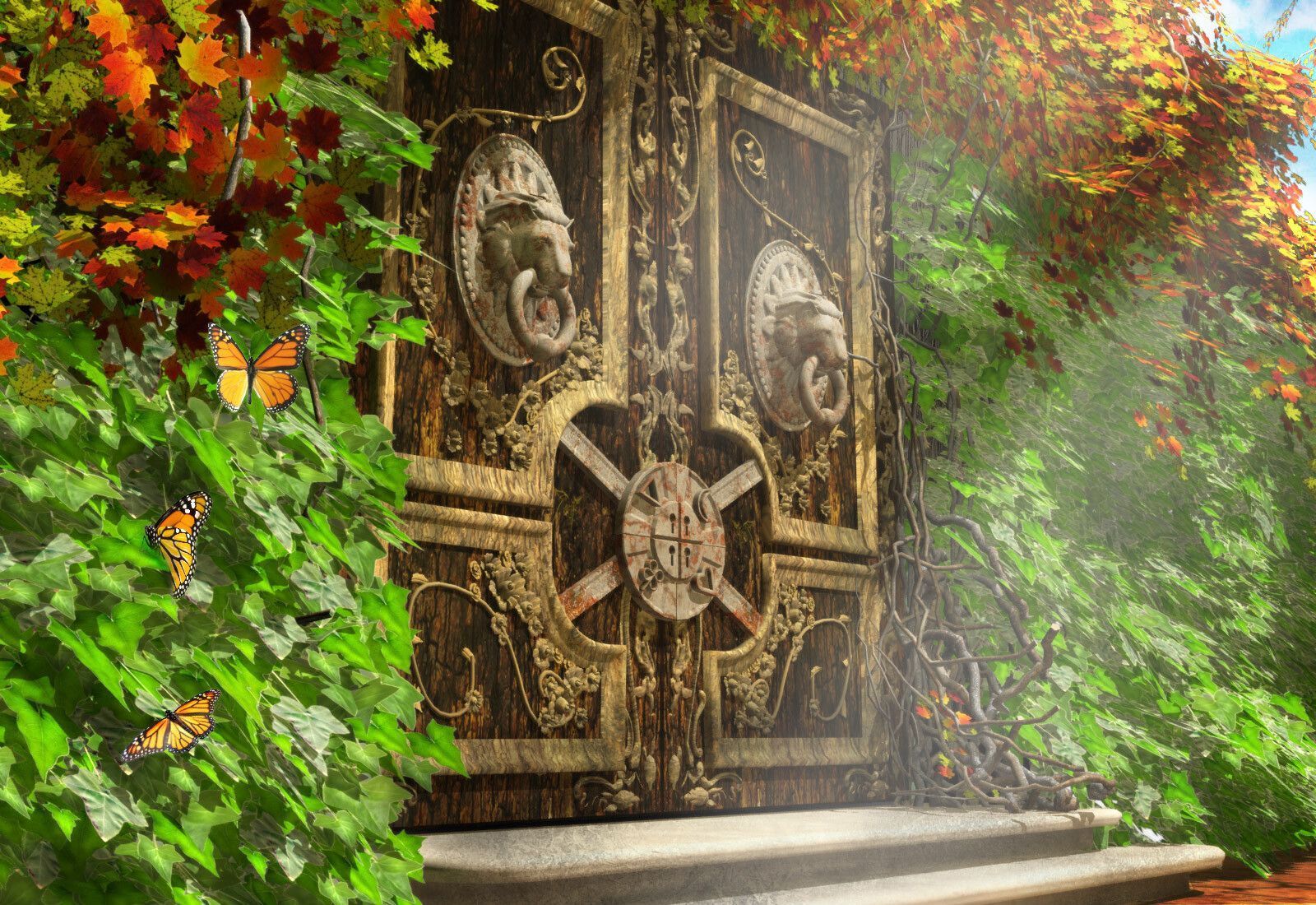1600x1100 Gate To The Magic garden