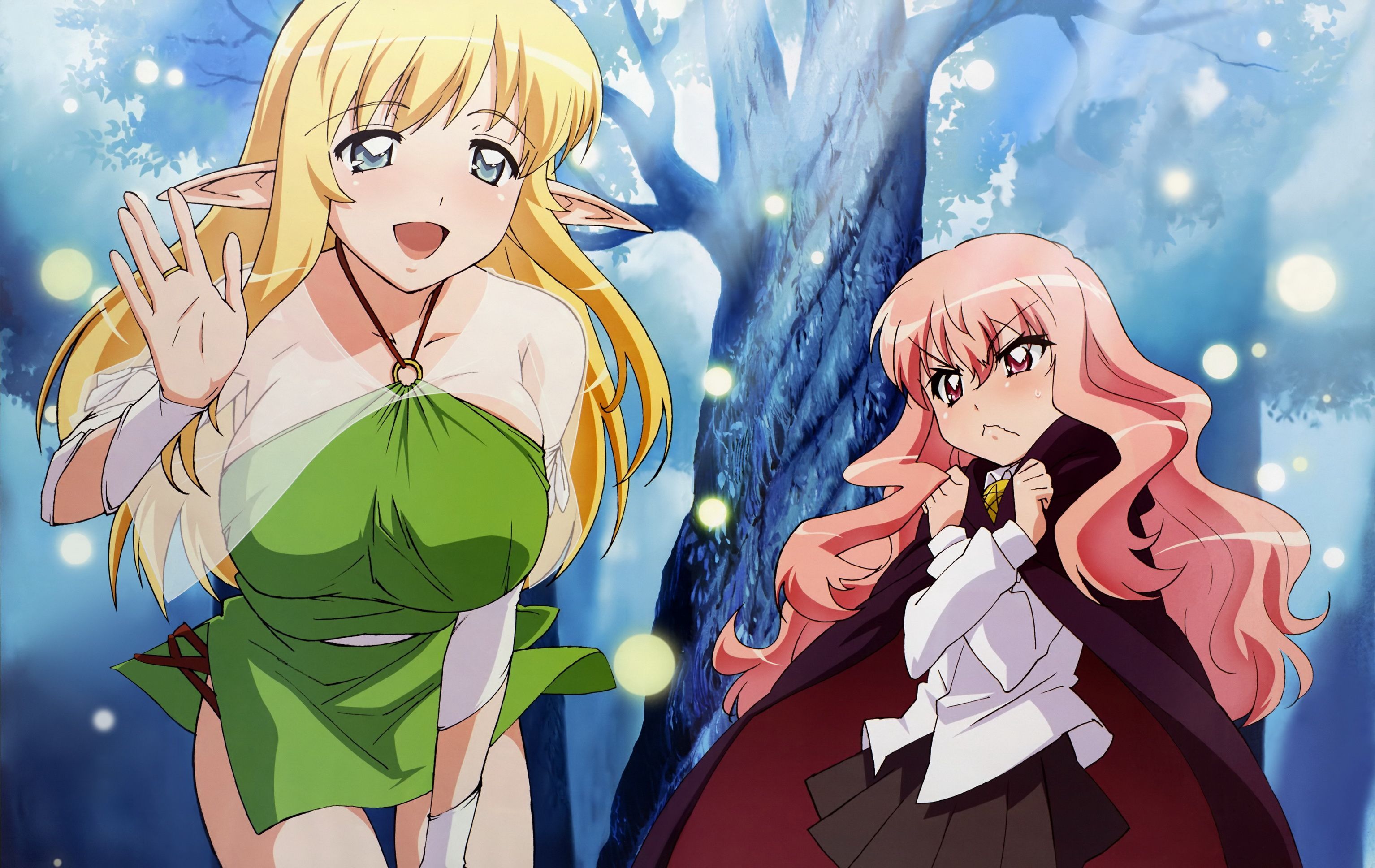 3068x1937 Wallpaper Zero no Tsukaima Anime Girls
