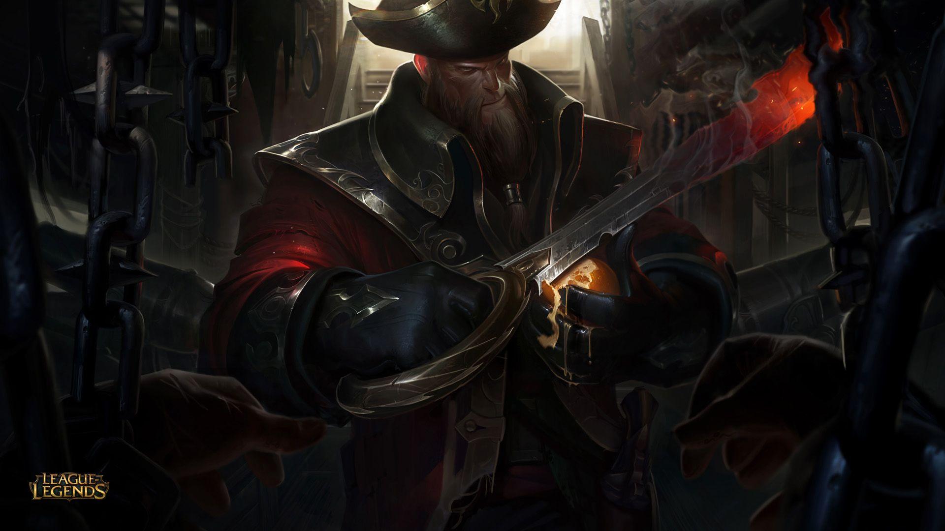 1920x1080 Captain Gangplank Skin (Wallpaper) of Legends Wallpaper
