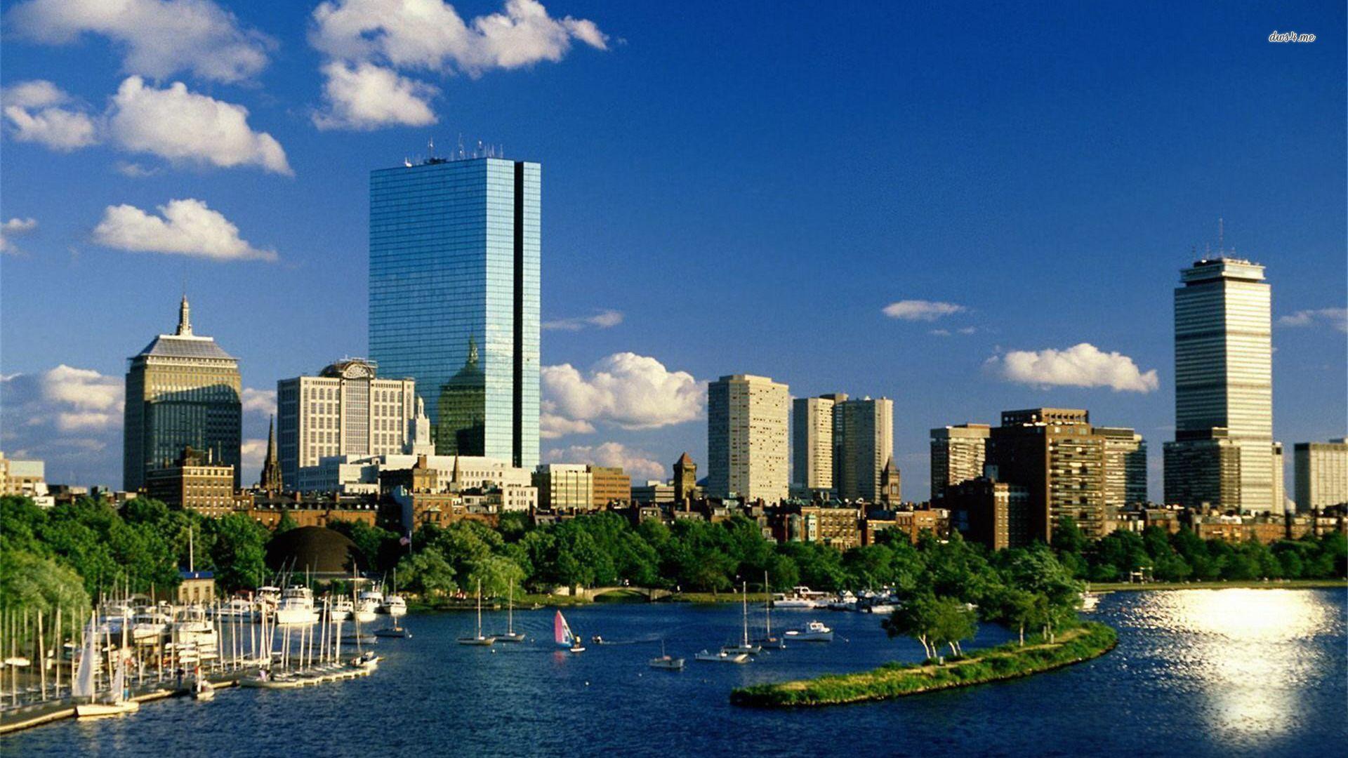 Boston Skyline Wallpapers - Top Free Boston Skyline Backgrounds ...