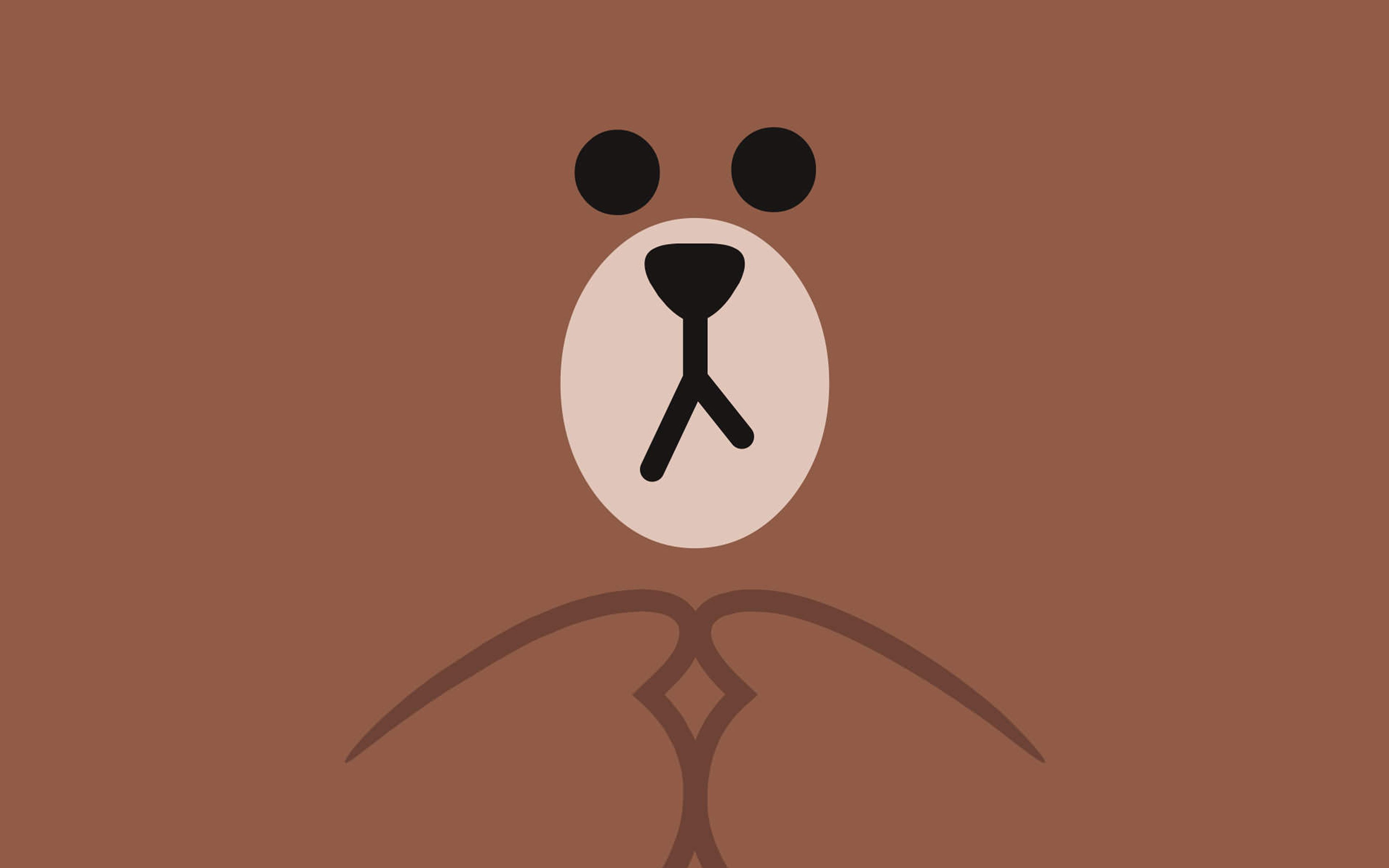 3840x2400 Kakao Charactor Cute Brown