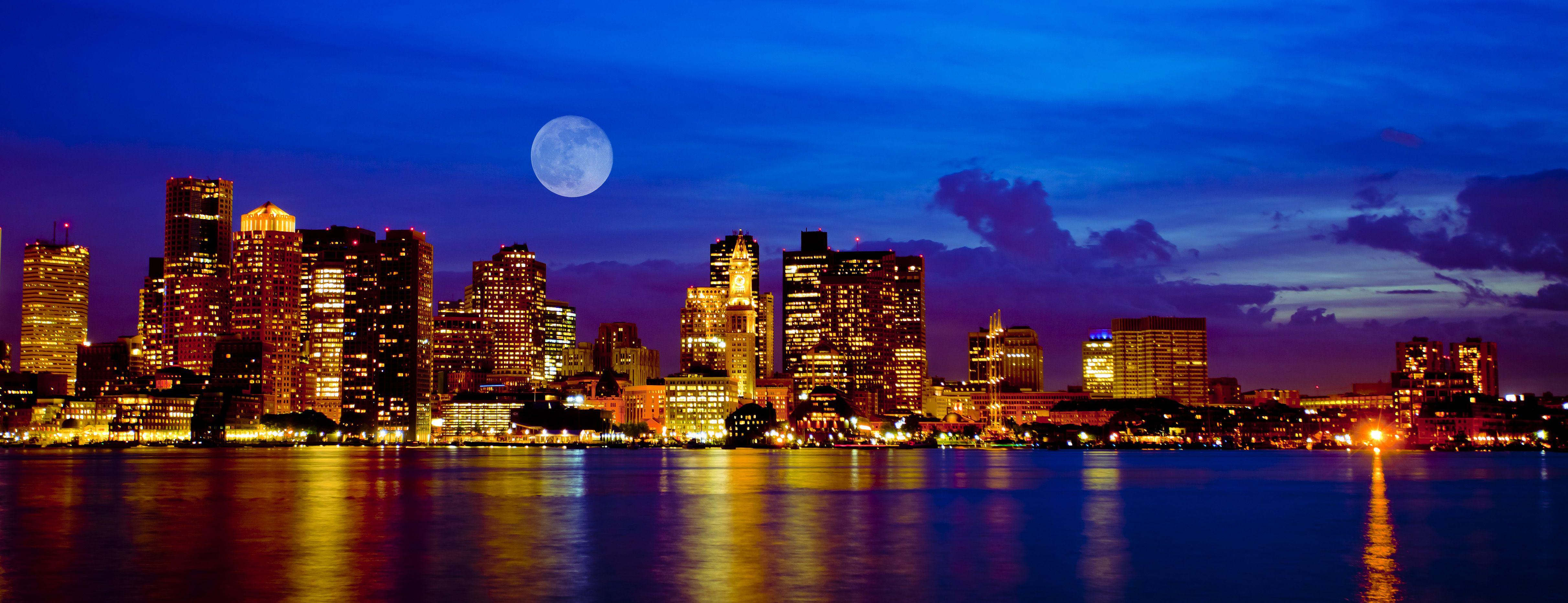 Boston Skyline Wallpapers Top Free Boston Skyline Backgrounds Wallpaperaccess