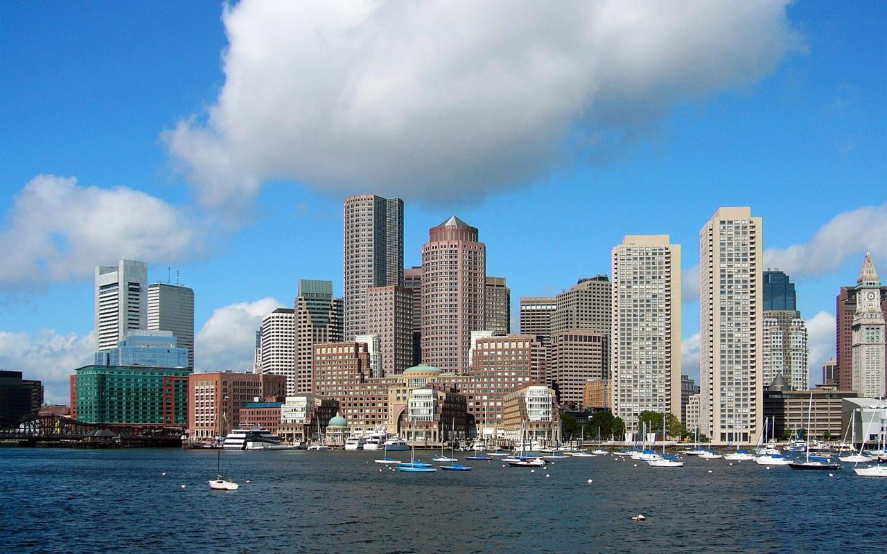 1280x800 Boston Skyline