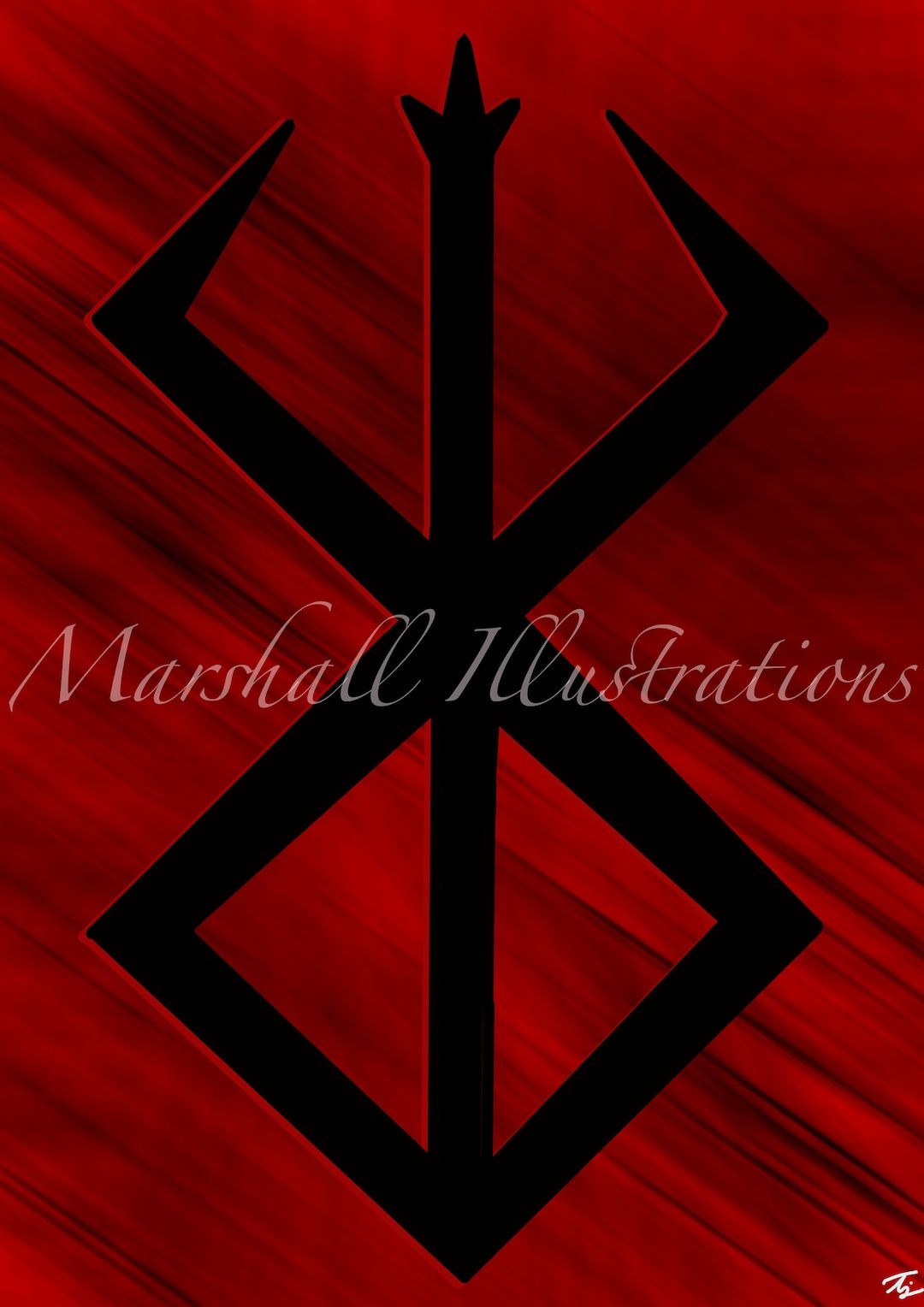 1080x1528 Brand of Sacrifice. Berserk Digital Art