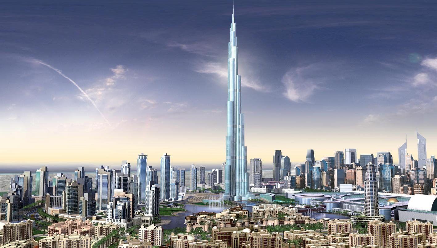 Hình nền HD 1417x805 Burj Khalifa