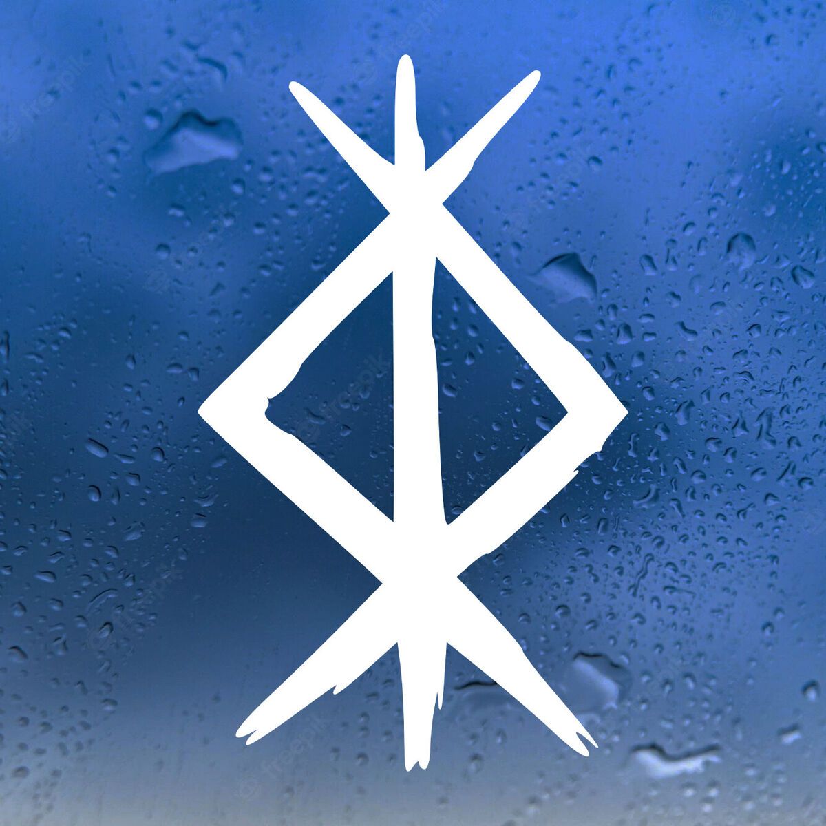 1200x1200 Protection Bindrune Vinyl Decal V2