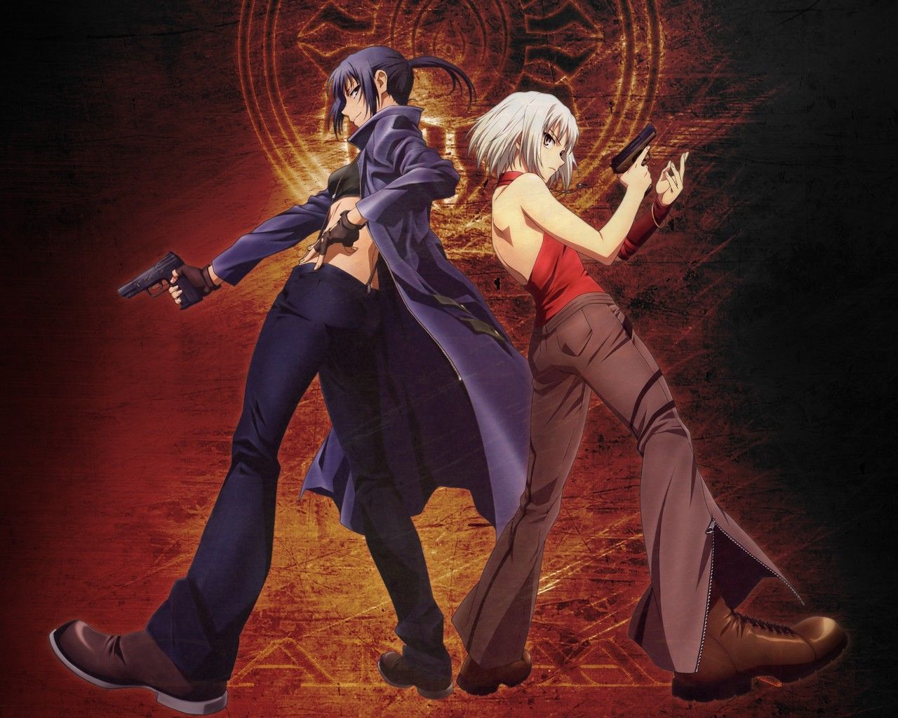 1280x1024 Anime Review: Canaan. The Geek Clinic