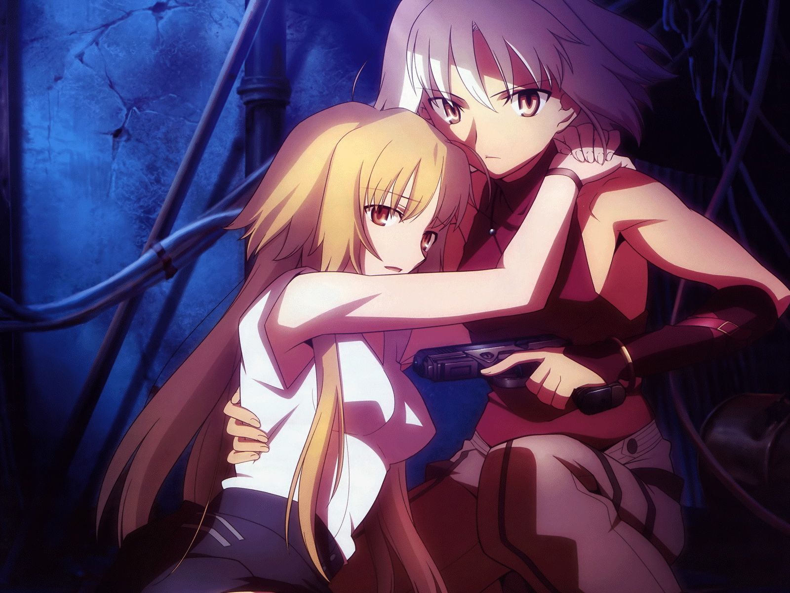 1600x1200 image Canaan Anime female