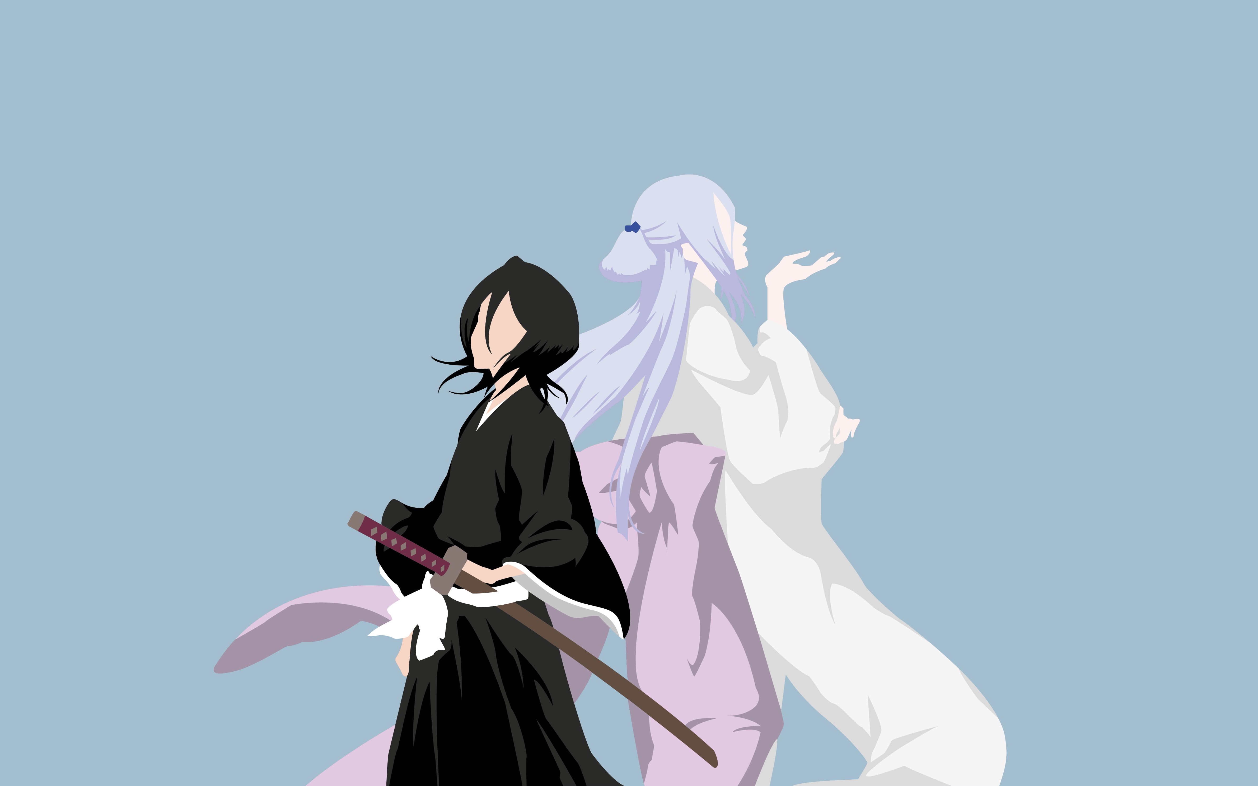 4763x2977 Bleach Rukia Kuchiki Sode no Shirayuki