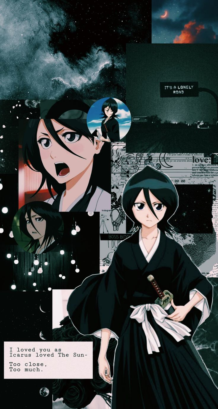 736x1377 Rukia kuchiki. Bleach anime art