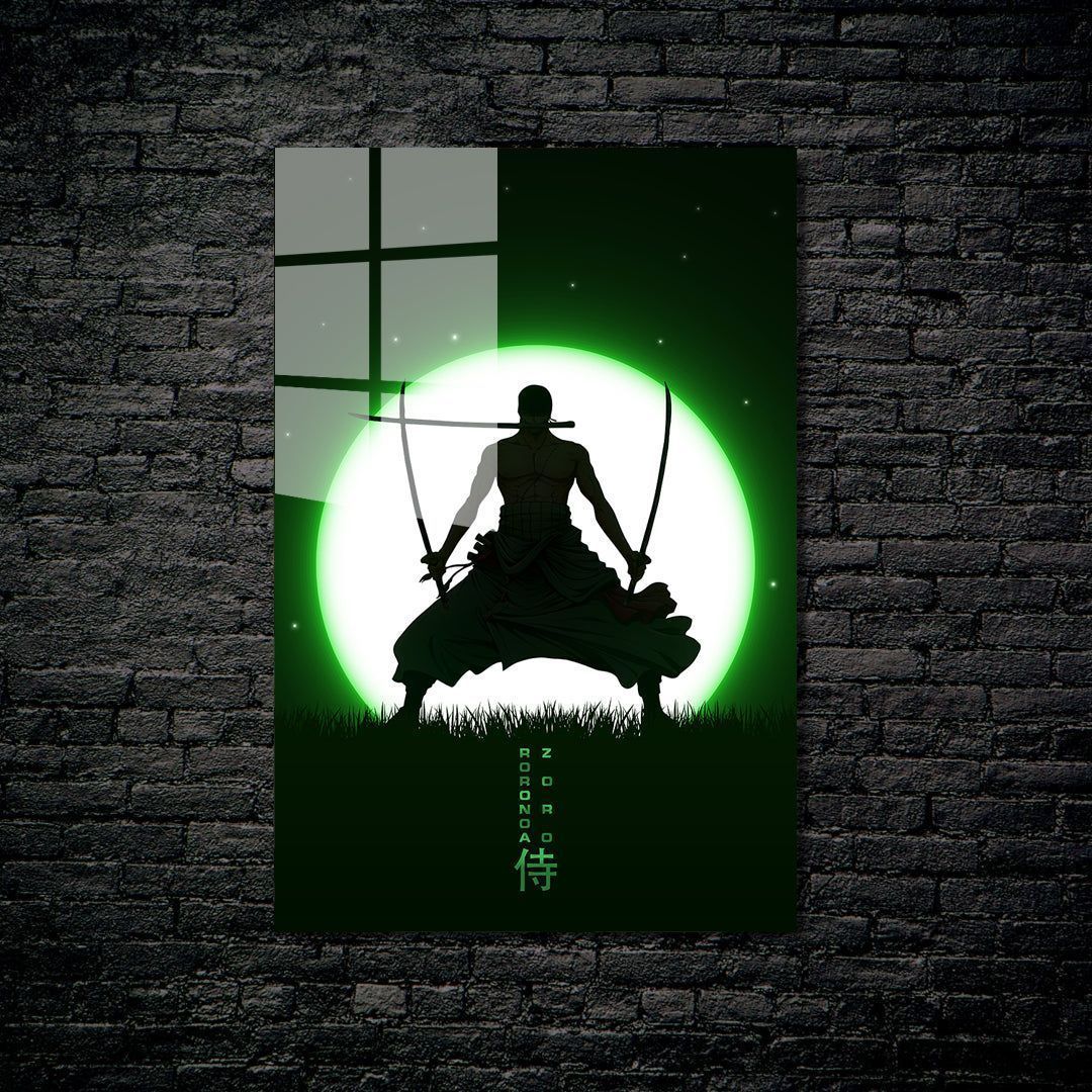 1080x1080 Zoro Silhouette Artwork Thomas