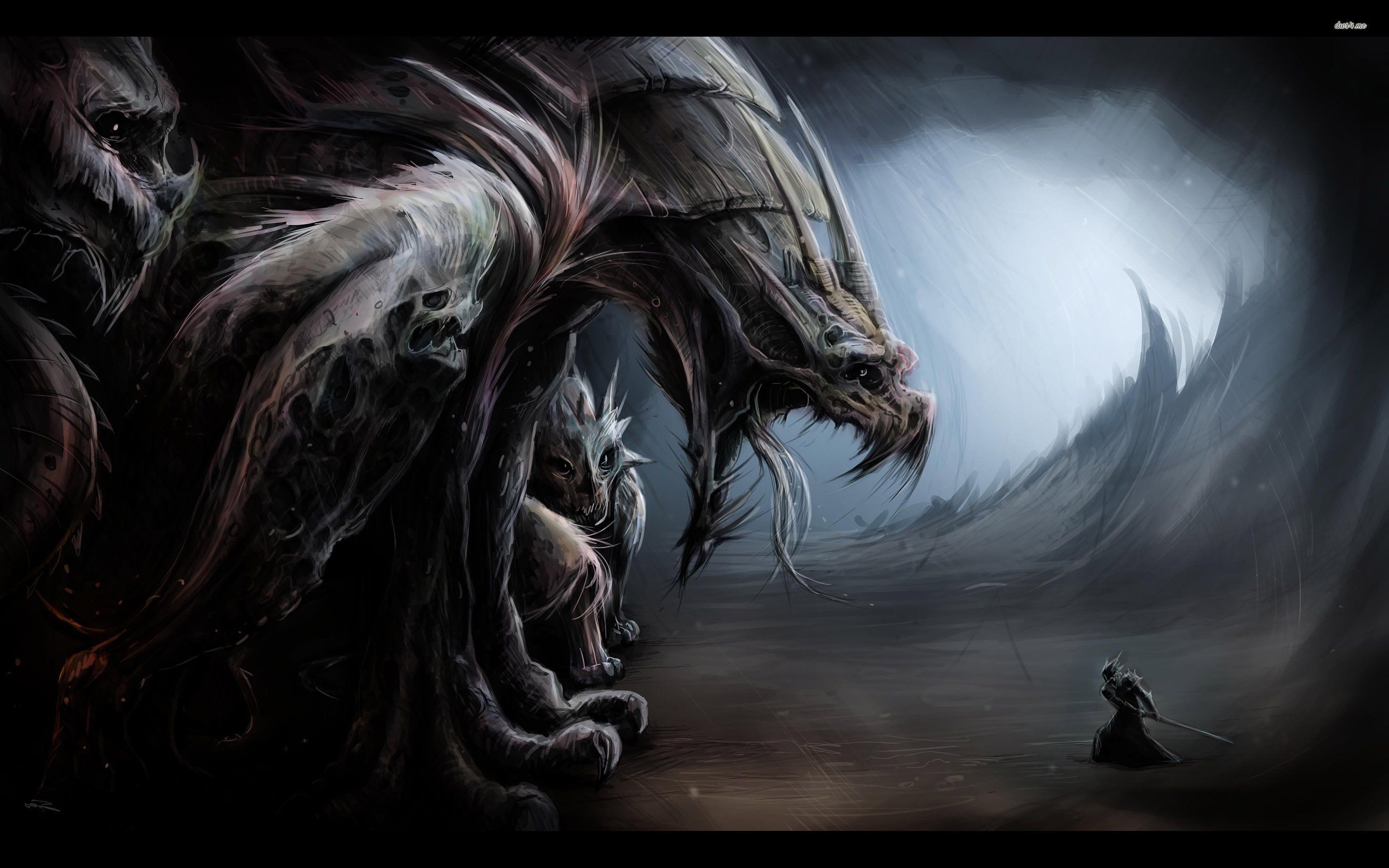 2880x1800 Giant Monsters Wallpaper
