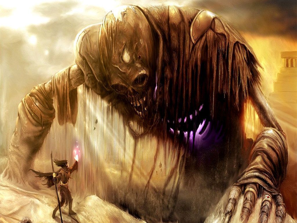 1024x768 Monster Wallpaper. Fantasy