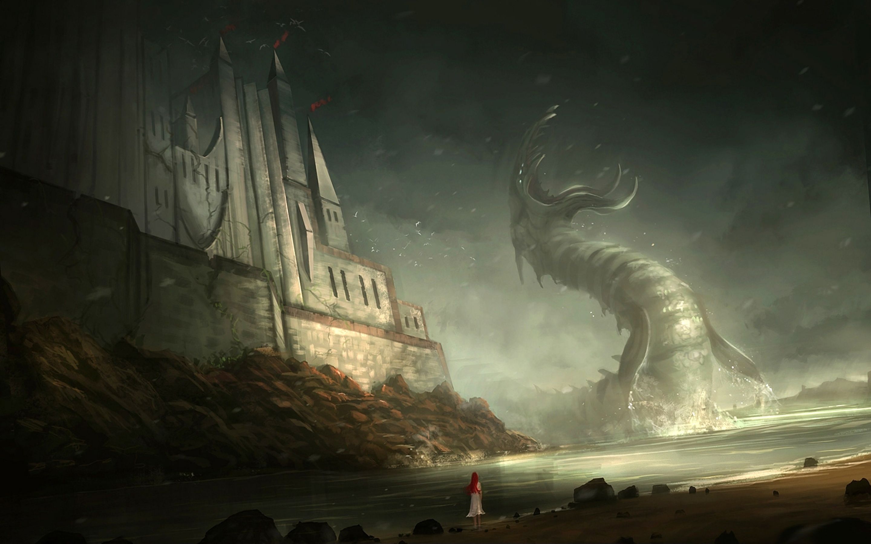 2880x1800 giant monster Wallpaper