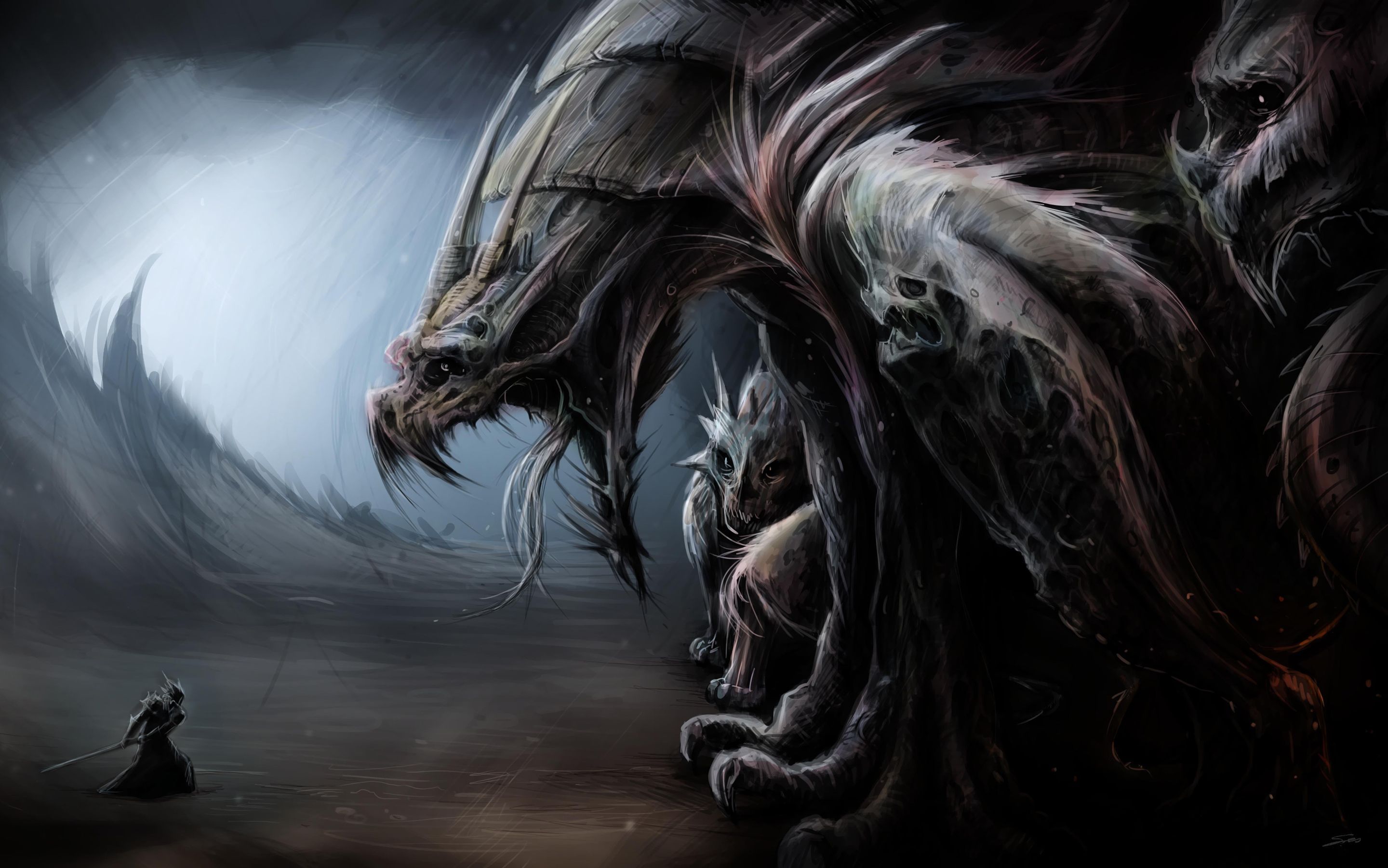 2880x1800 warrior, Fantasy art, Warriors wallpaper