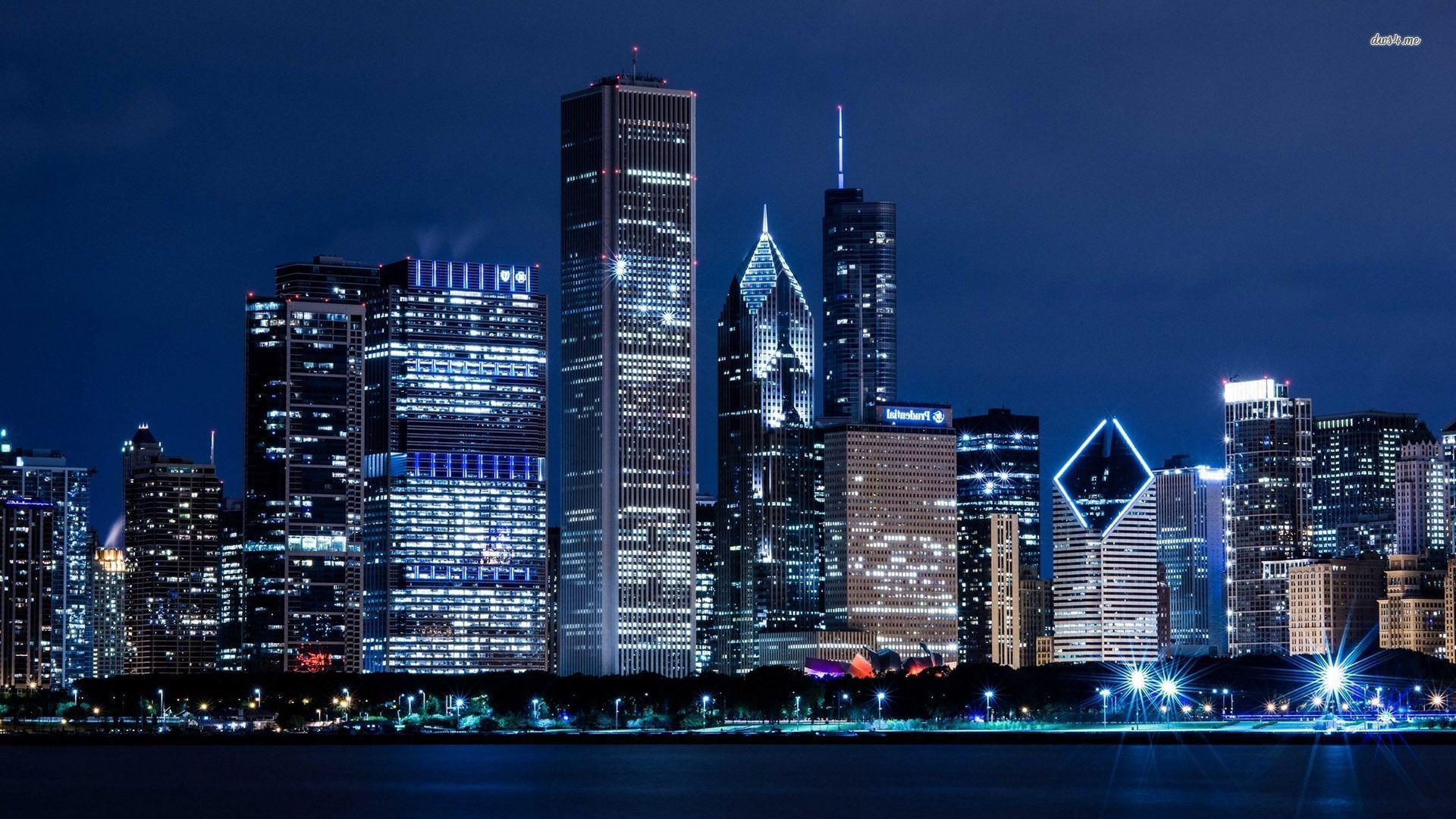 1920x1080 Chicago Skyline Background