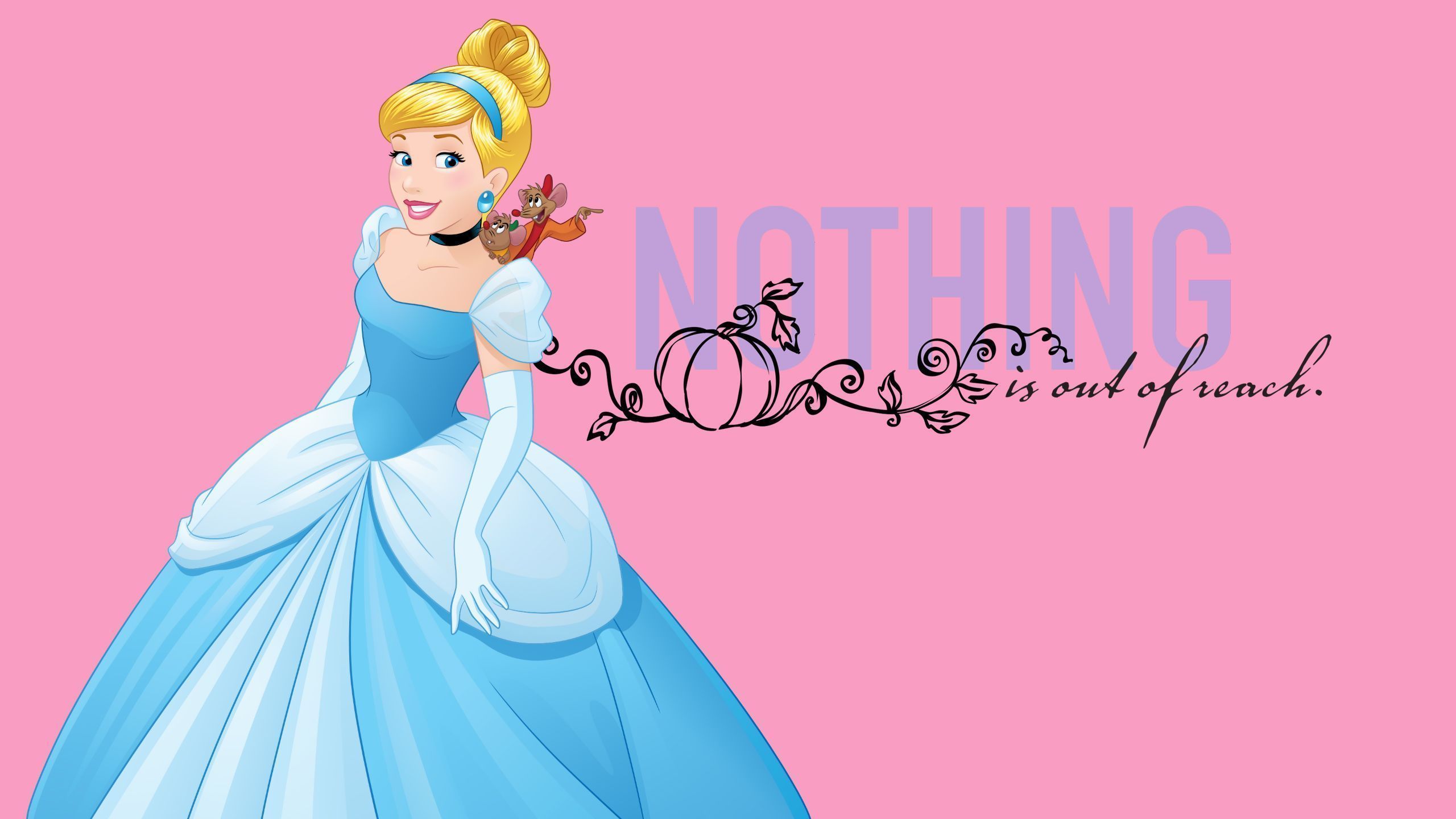 2560x1440 Disney Cinderella HD big wallpaper with beautiful picture