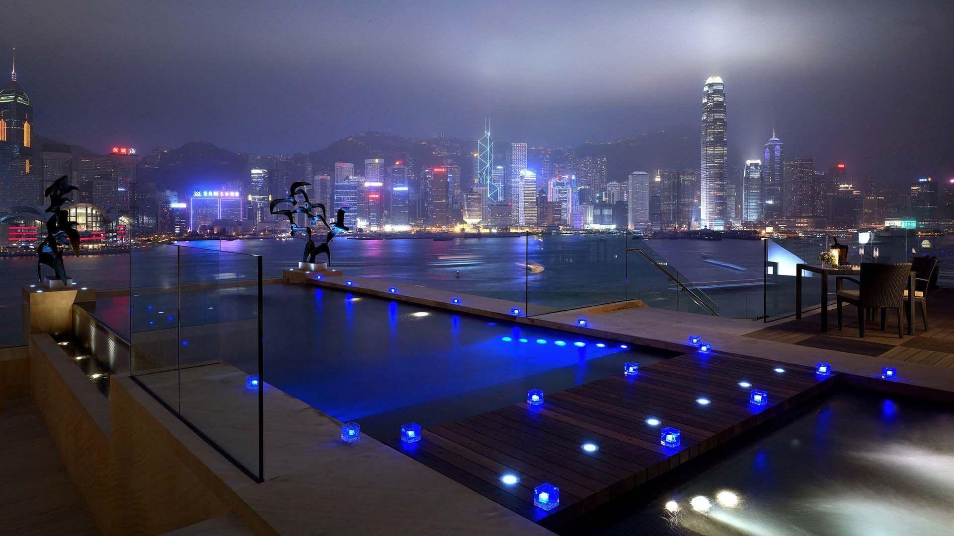 1920x1080 Hong Kong At Night. HD Travel Wallpaper for Mobile and Desktop