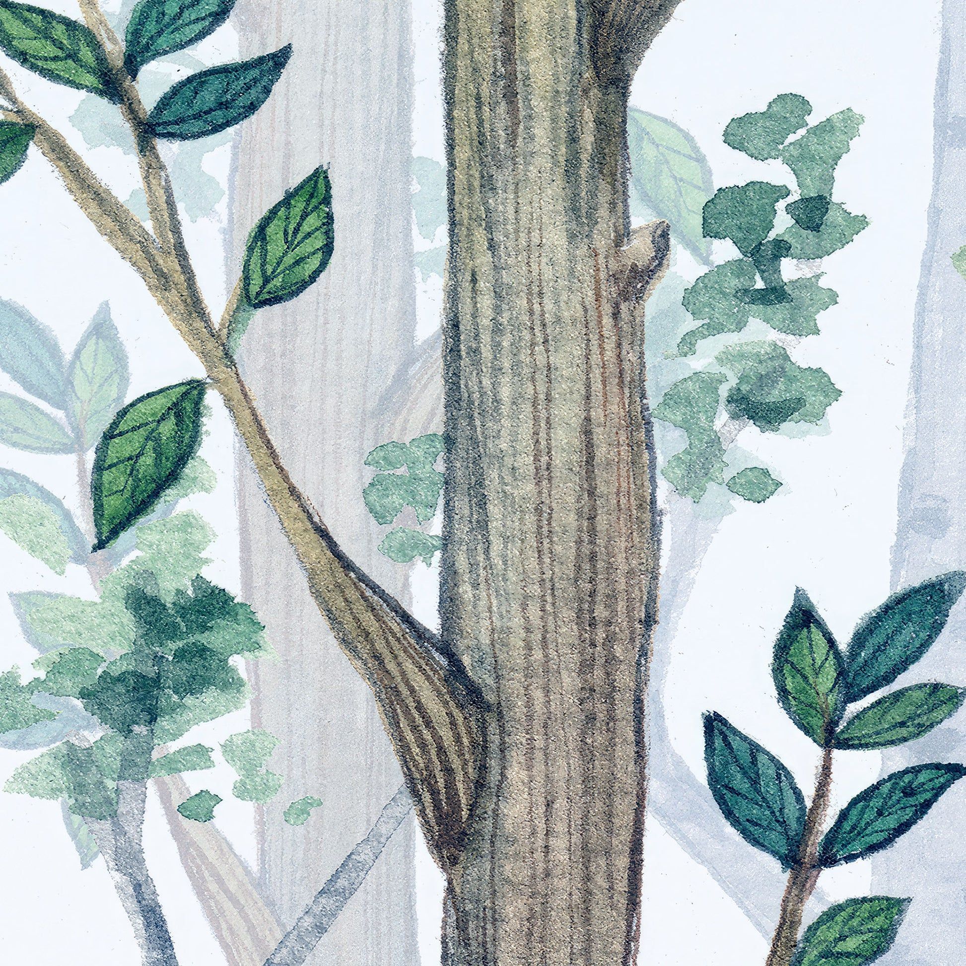 1946x1946 Nursery Woodland Forest Wallpaper