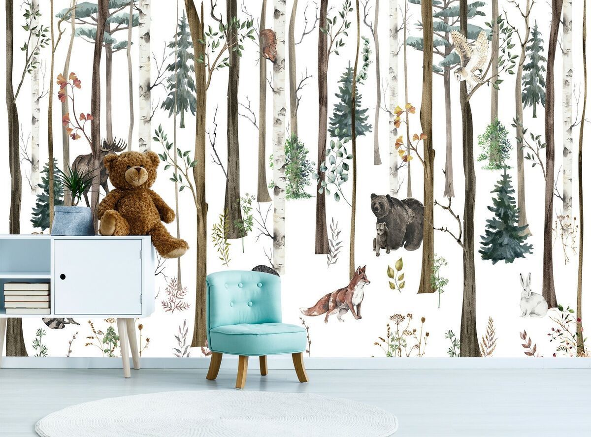 1200x888 Forest Animals Photo Wallpaper Kids
