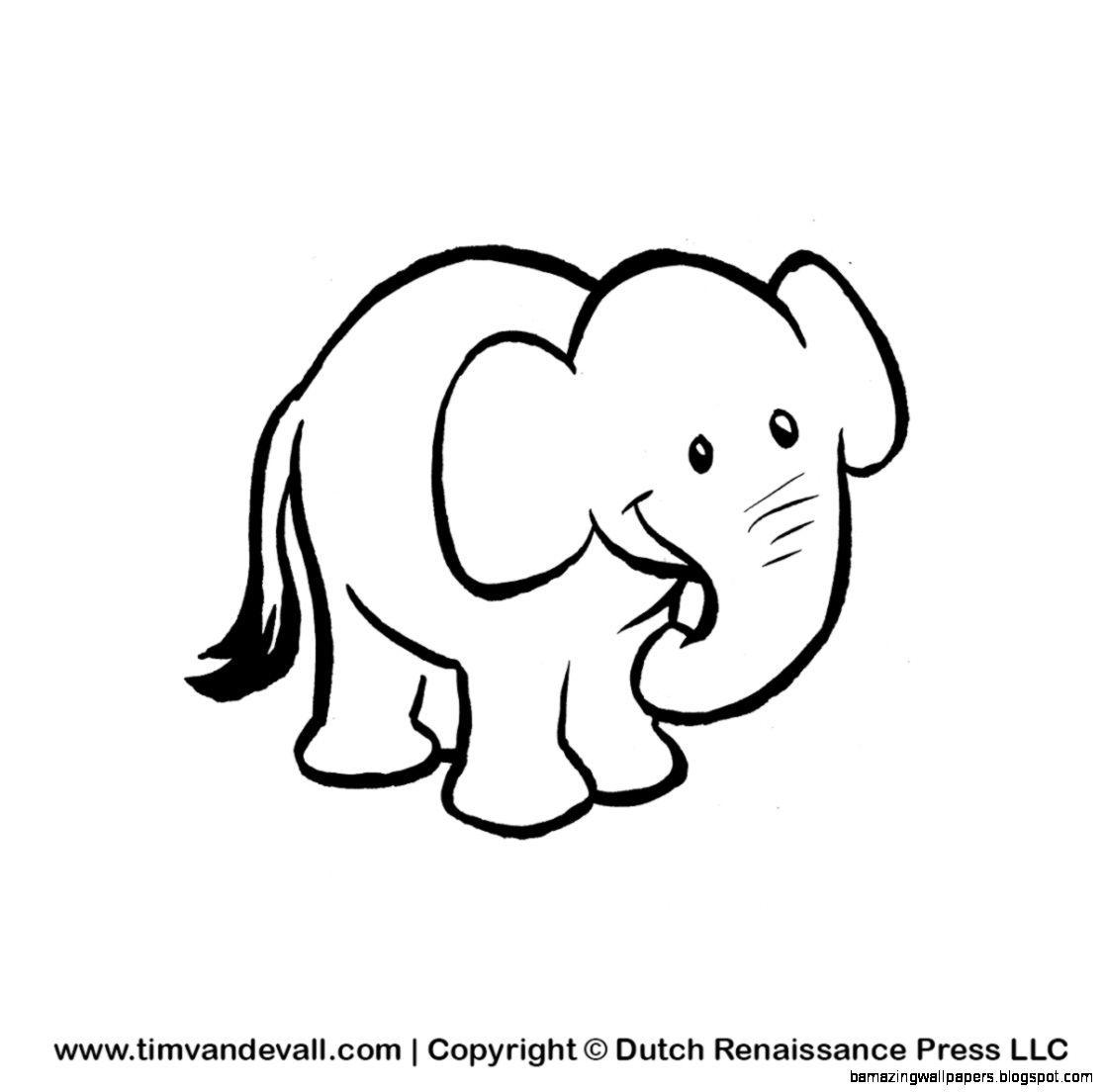 1116x1104 Elephant Drawing