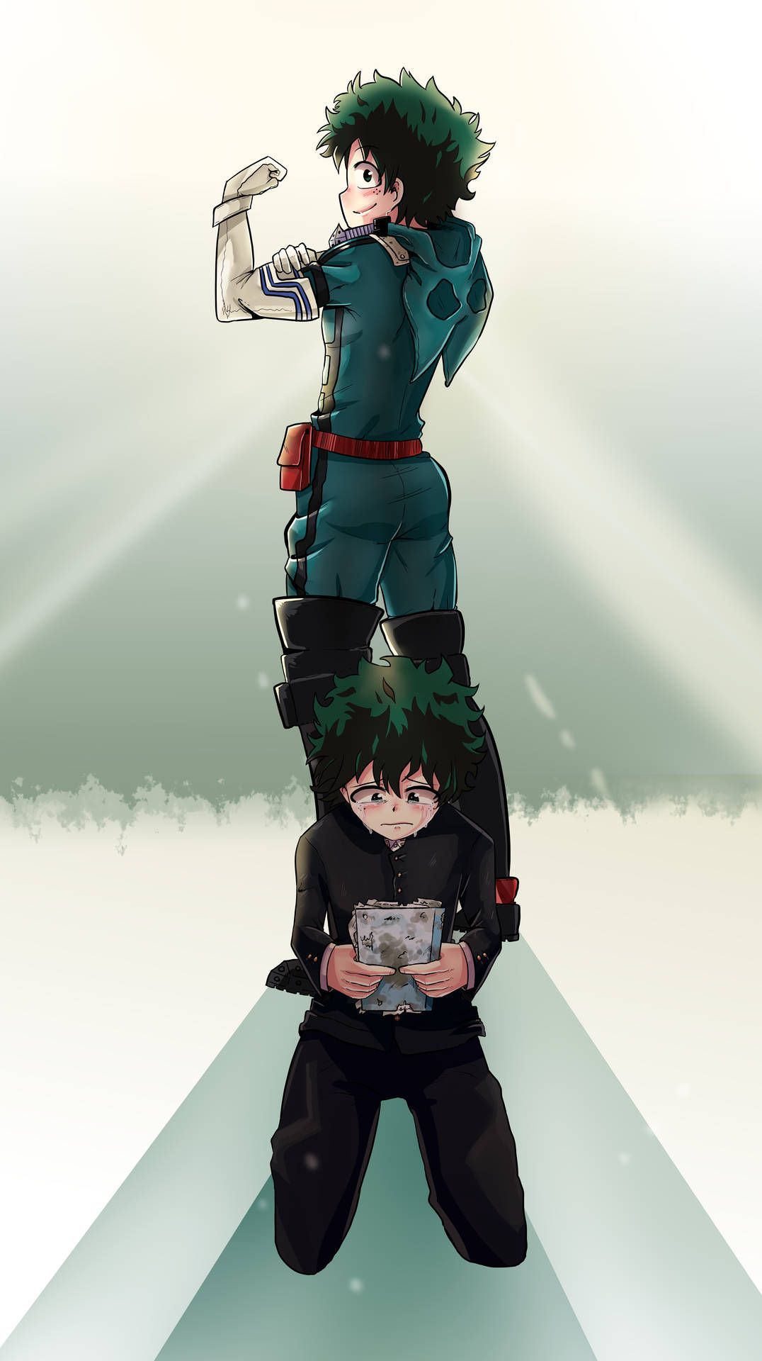 1076x1920 Izuku Midoriya 4K Self Growth Wallpaper